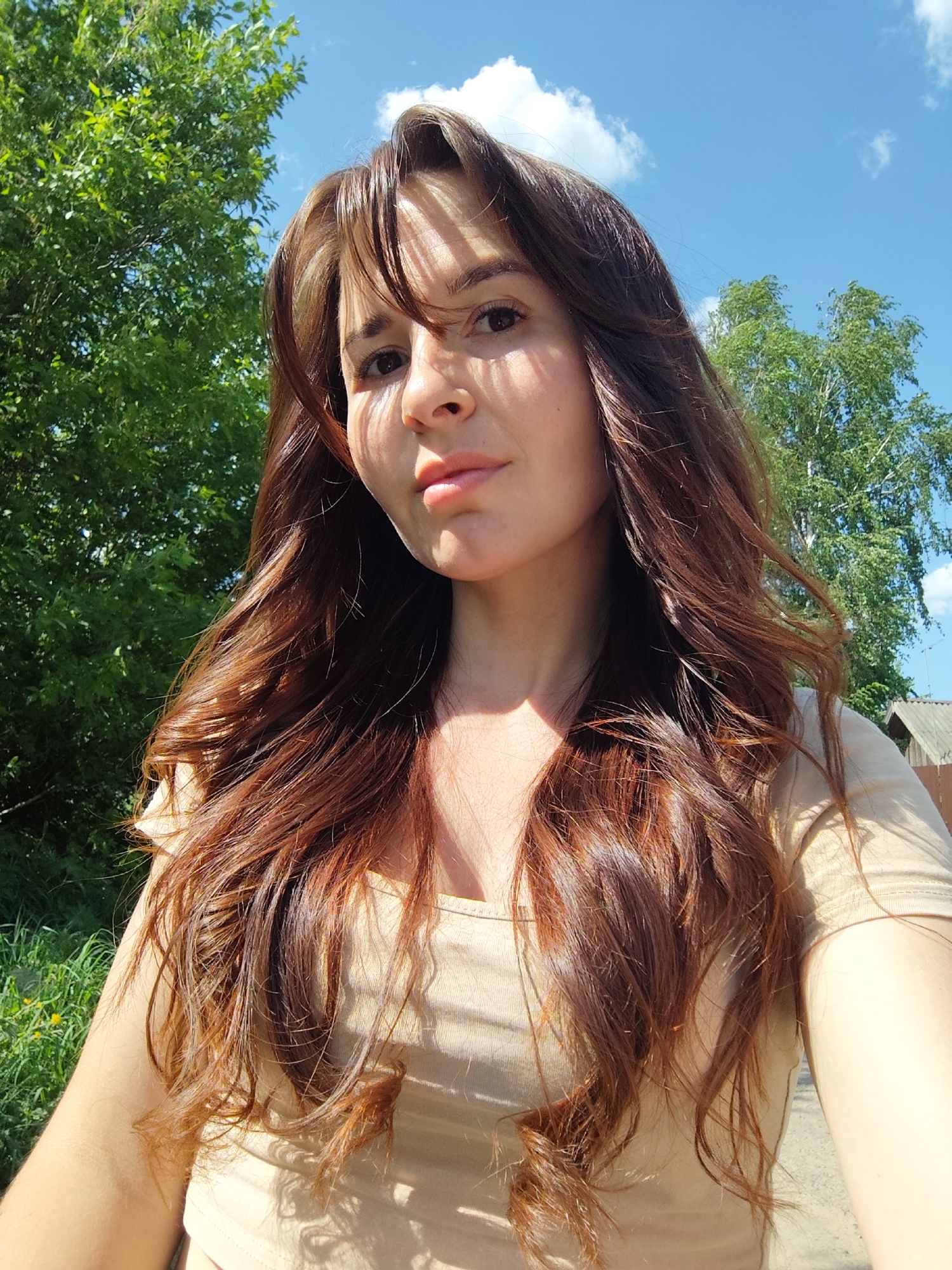 Woman's morning photo session captured in Фоки, Russia