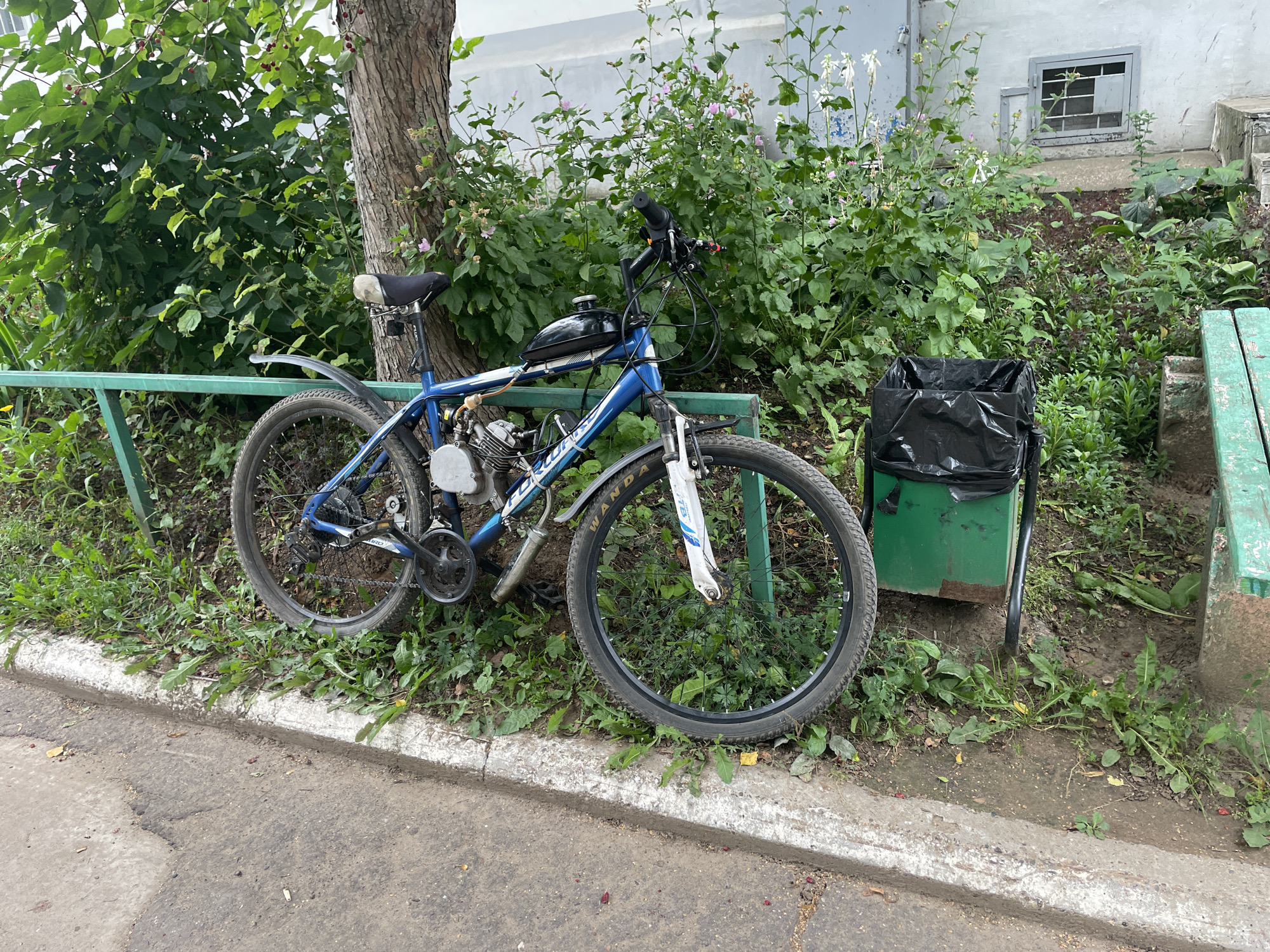 Quiet afternoon in a Chaikovsky residential neighborhood