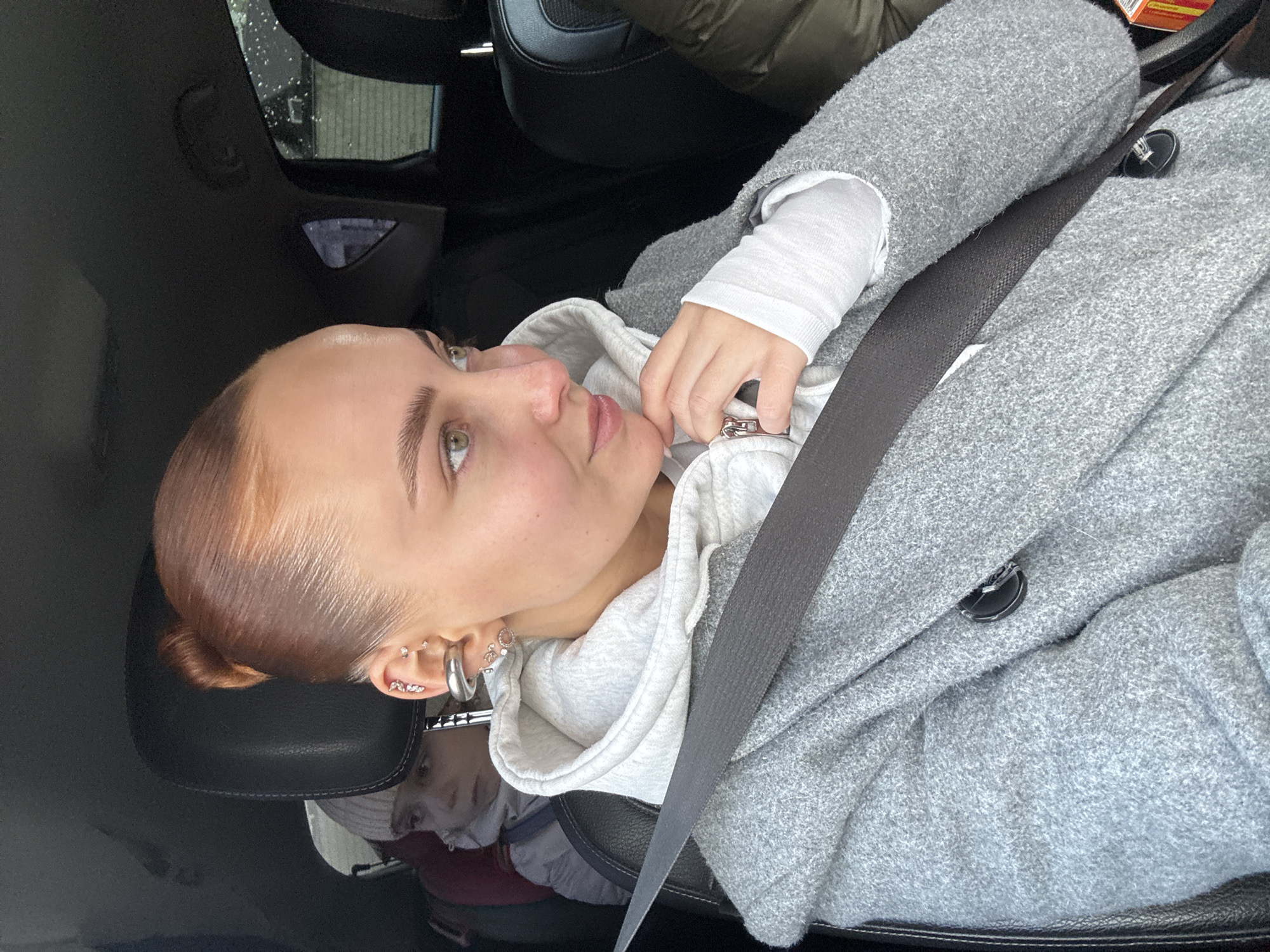 Everyday moments captured in Chaikovsky: car passenger, workspace scene