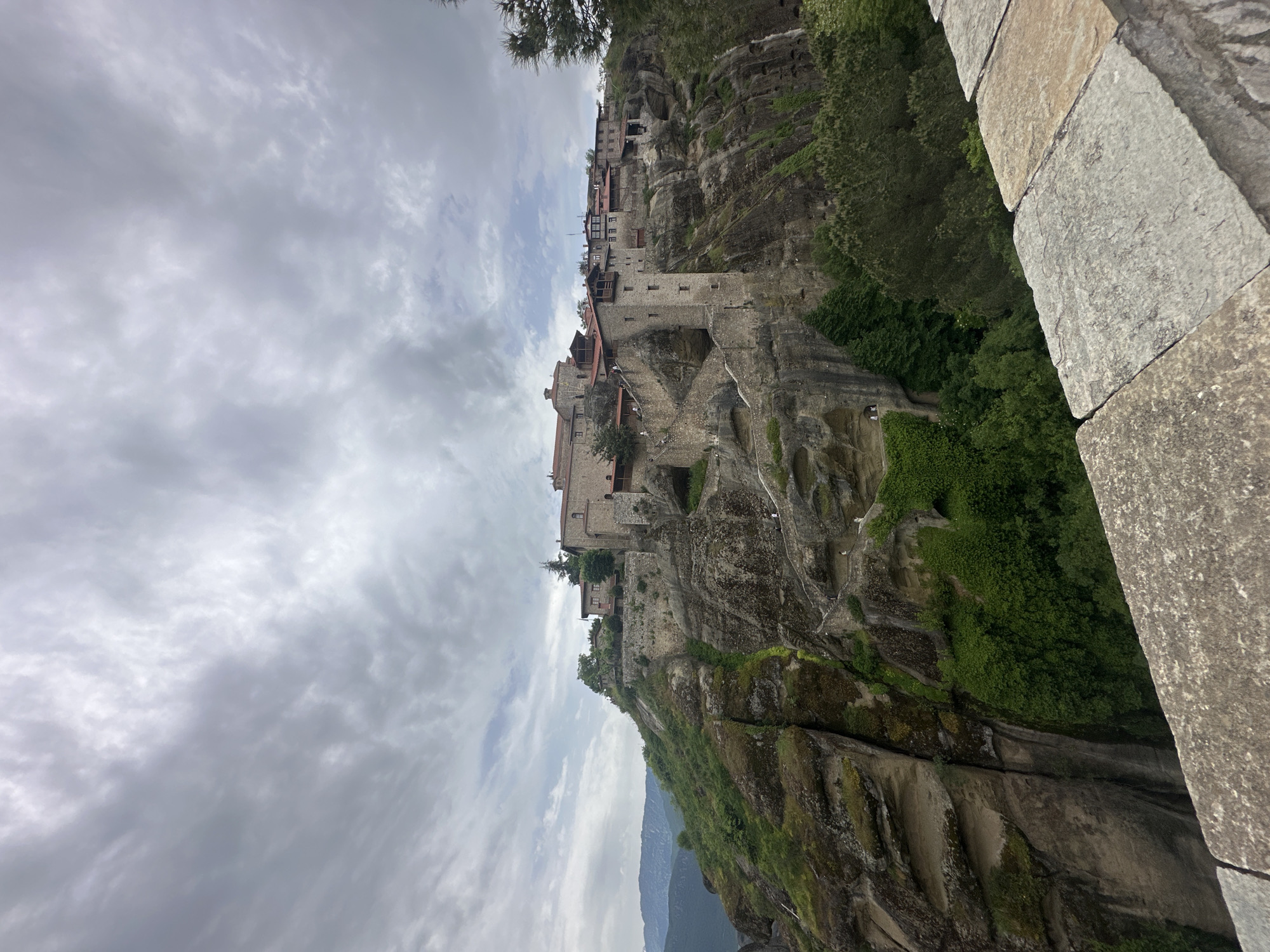 Historic Meteora monasteries documented in Kalabaka, Greece
