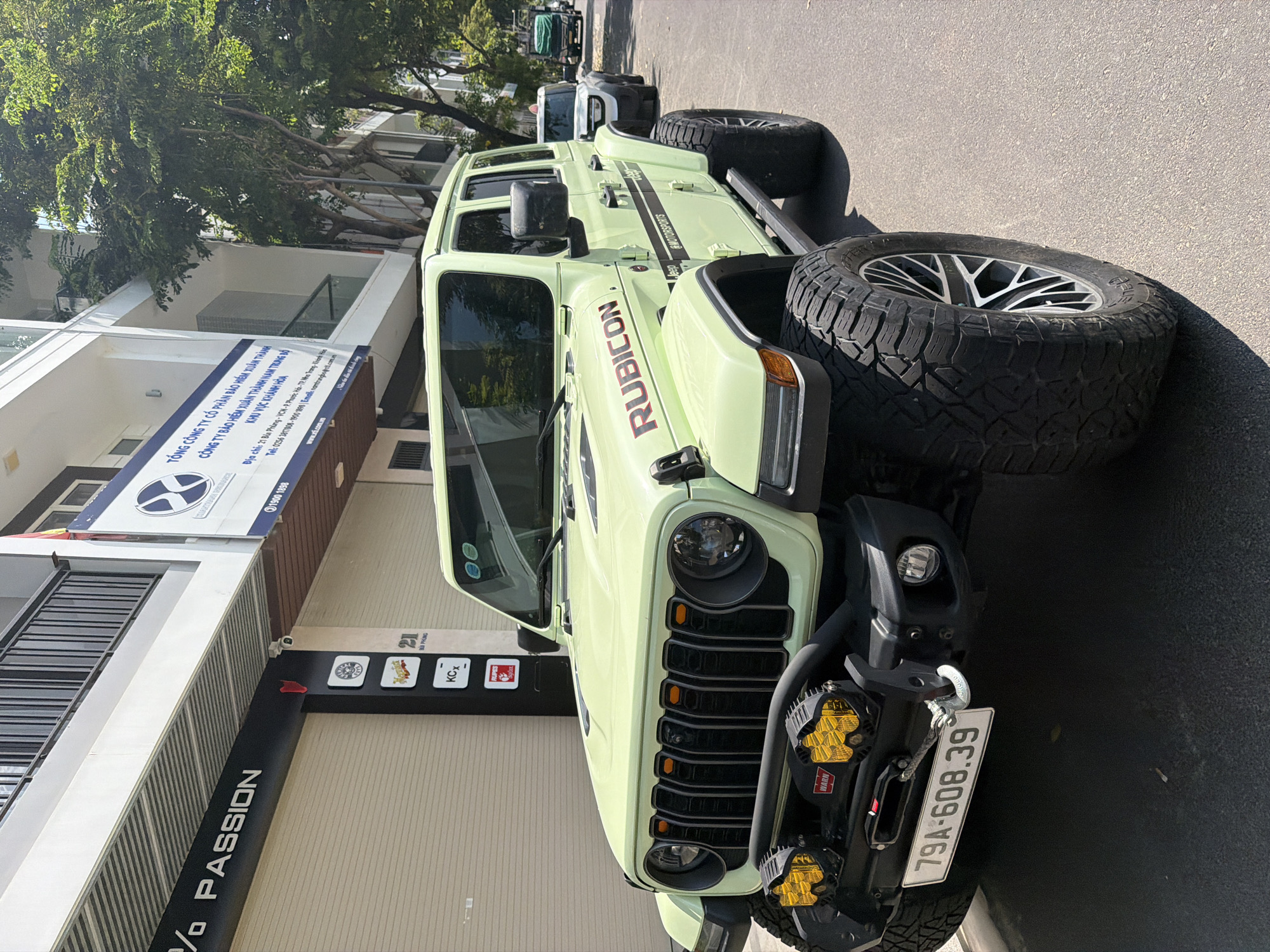 Modified Jeep, koi ponds, and street-level Nha Trang scenes