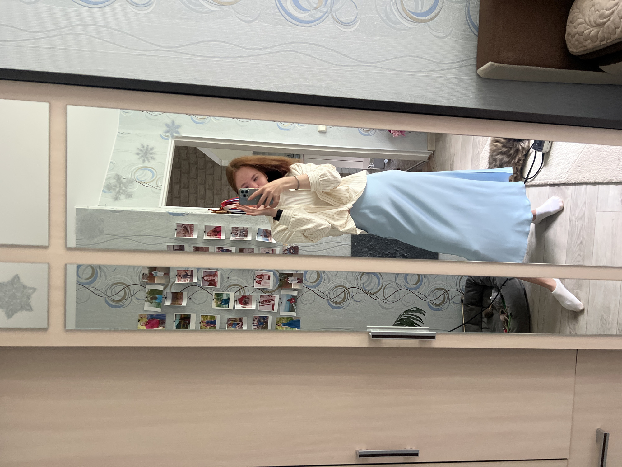 Lazy June morning in Chaikovsky: selfies, cats, and windowsills
