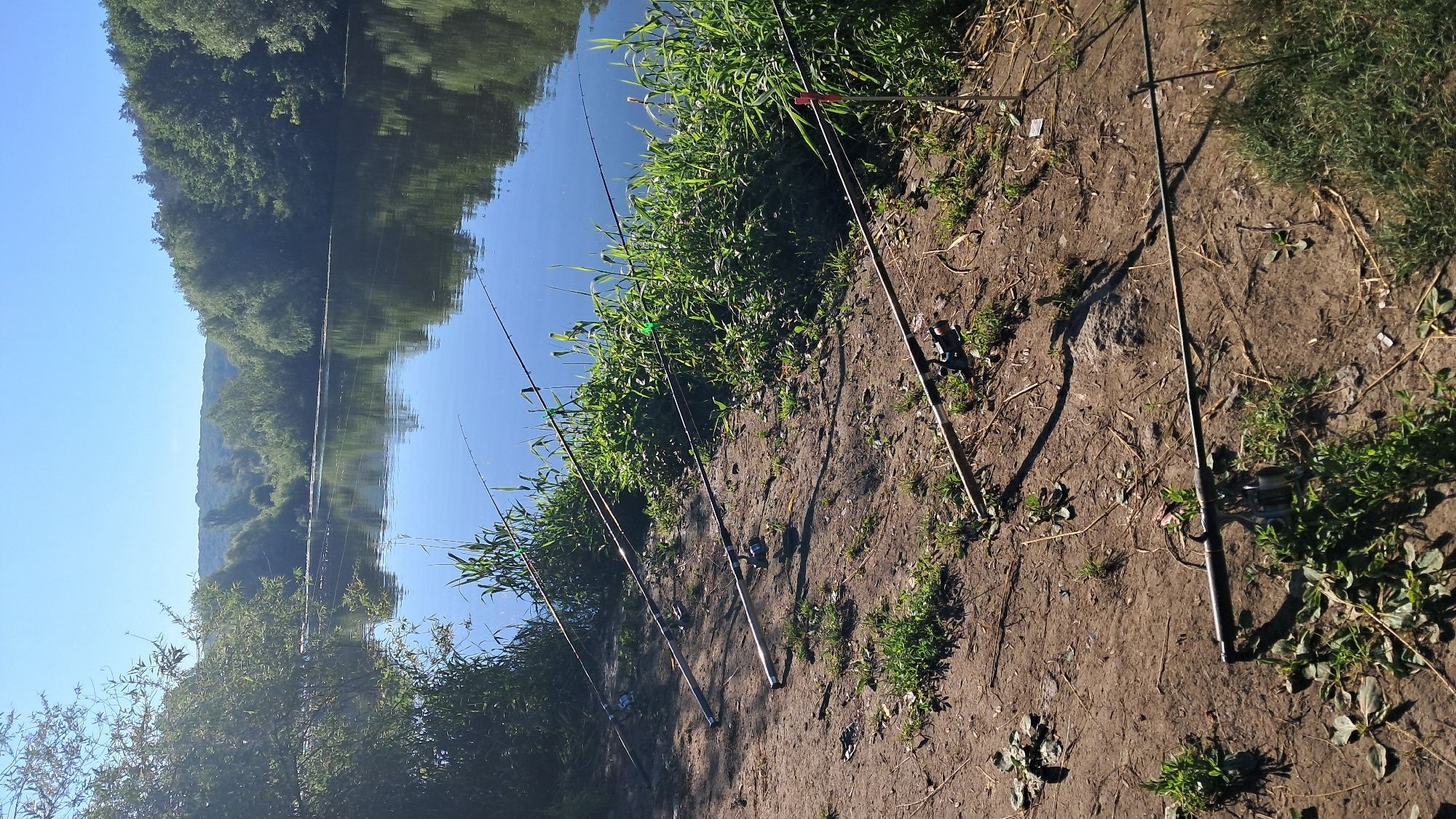 Lazy morning fishing session on the Southern Bug River