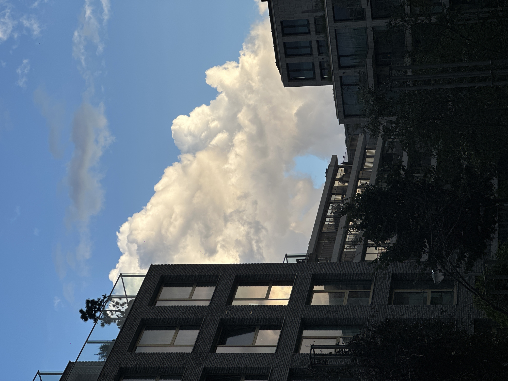 Amsterdam resident documents modern architecture under dramatic evening skies
