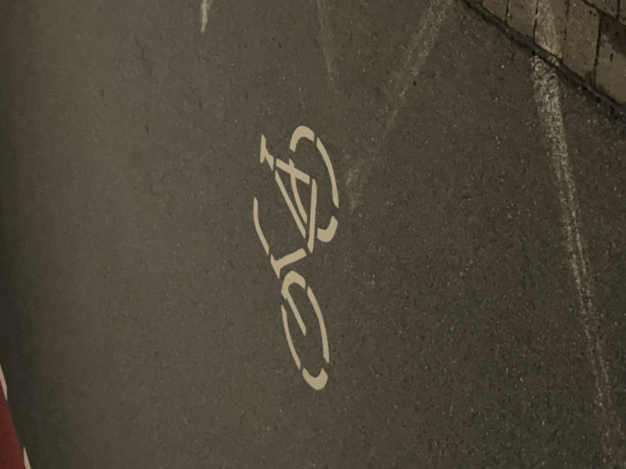 Nighttime urban cycling journey documented through street-level memories