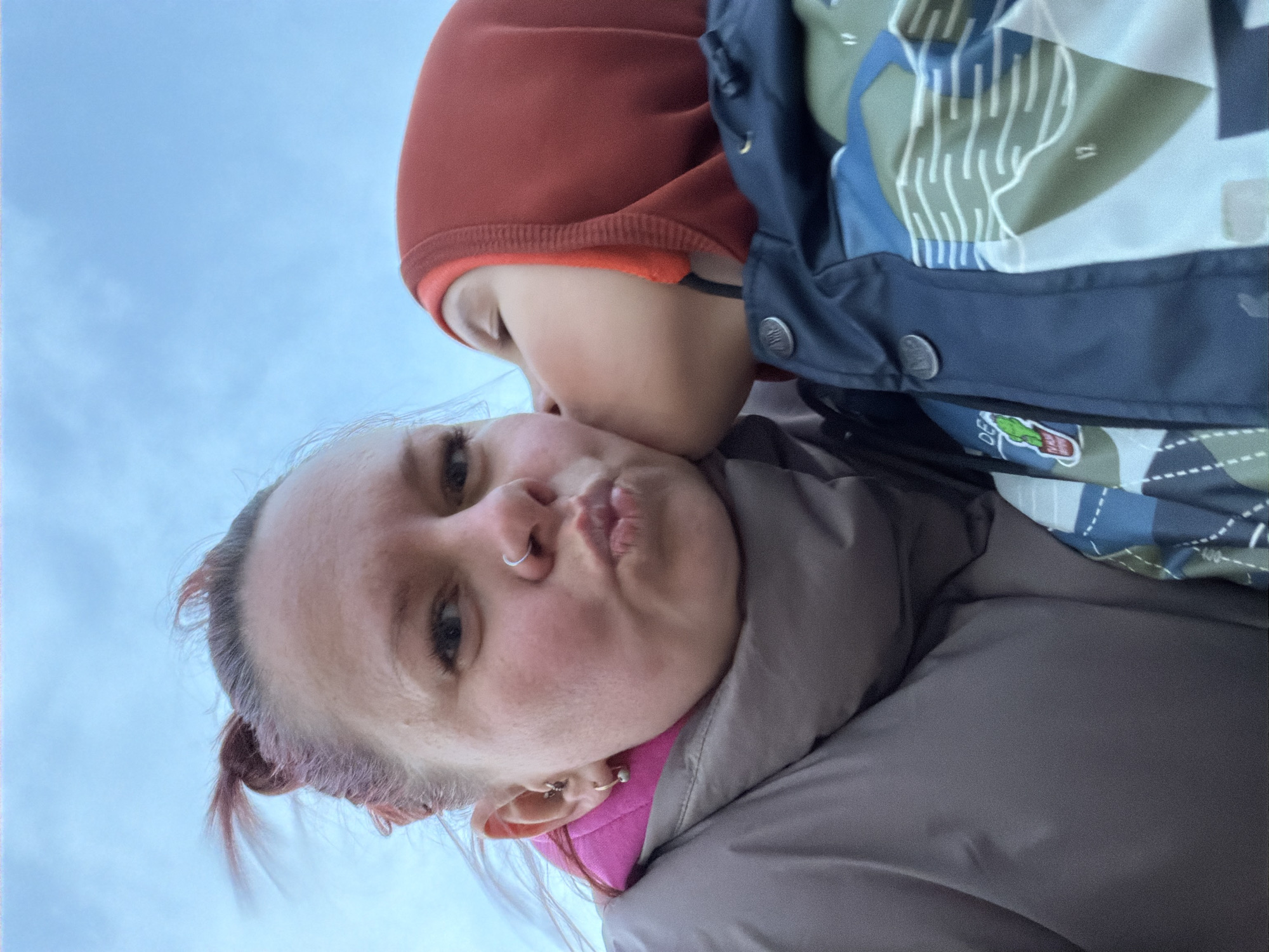 Family outing documented in Chaikovsky, Russia with playful moments