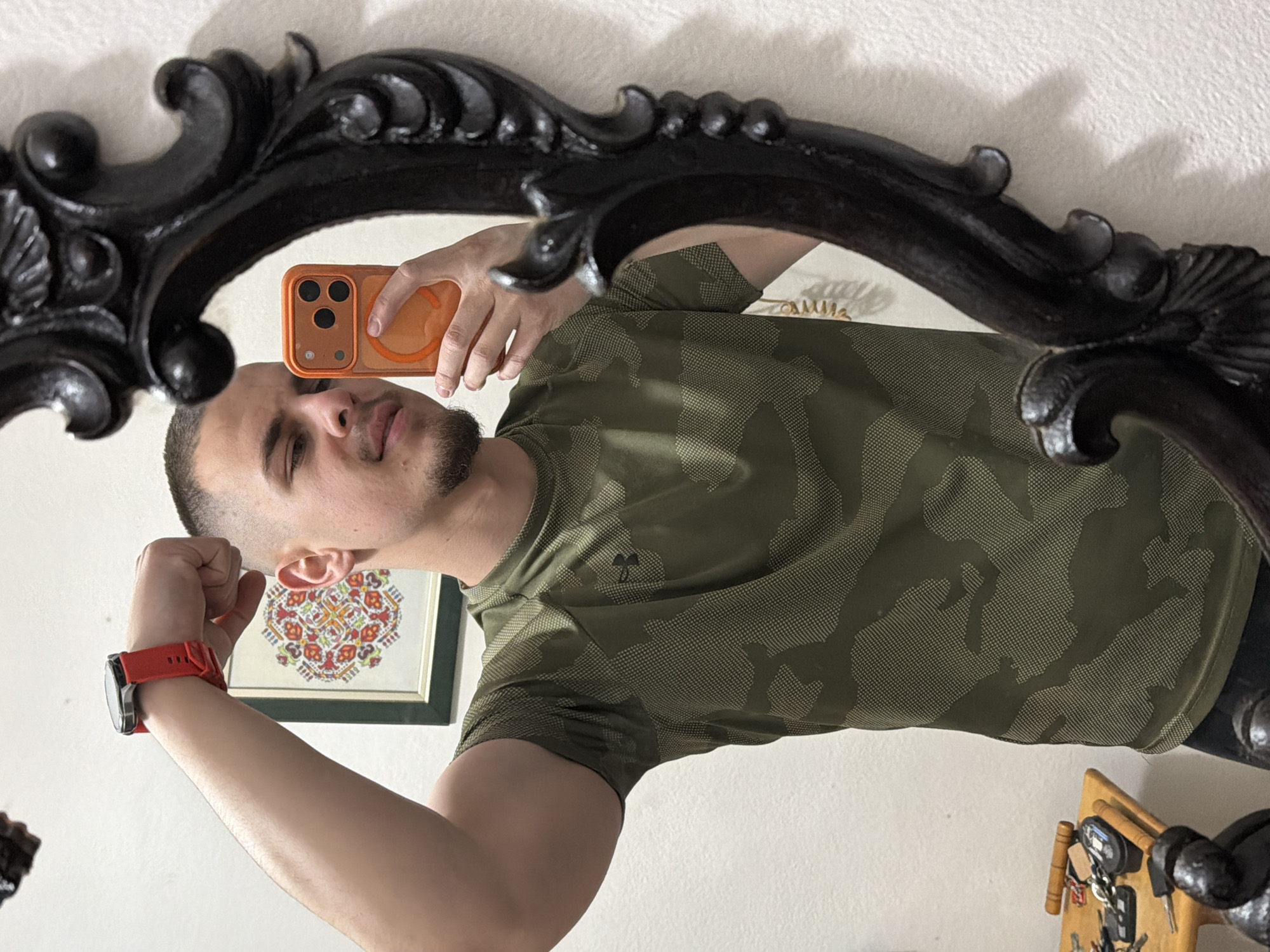 Morning selfies and sweet bread breakfast documented in Peshtera