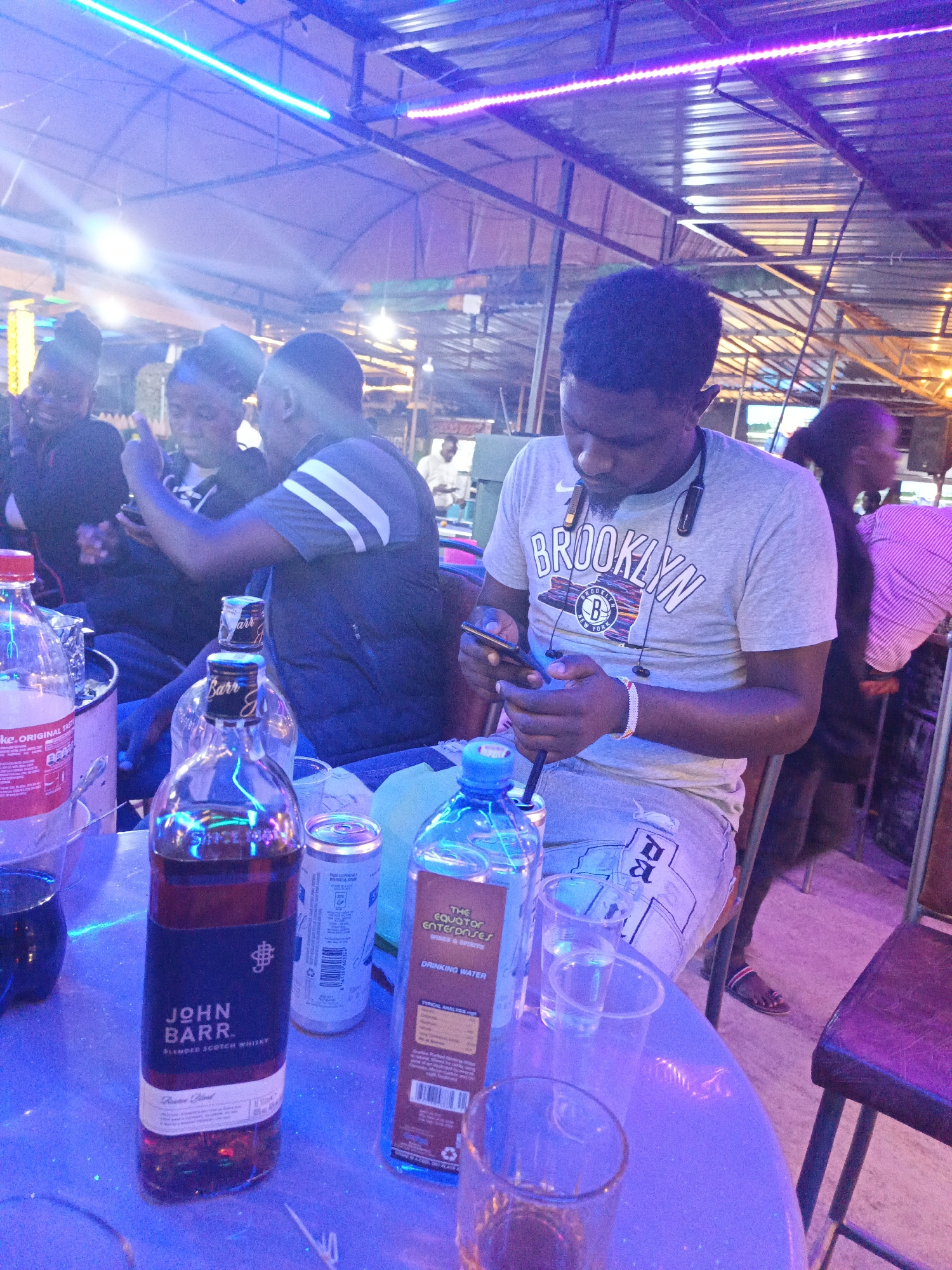 Evening social gathering documented at Nairobi entertainment venue