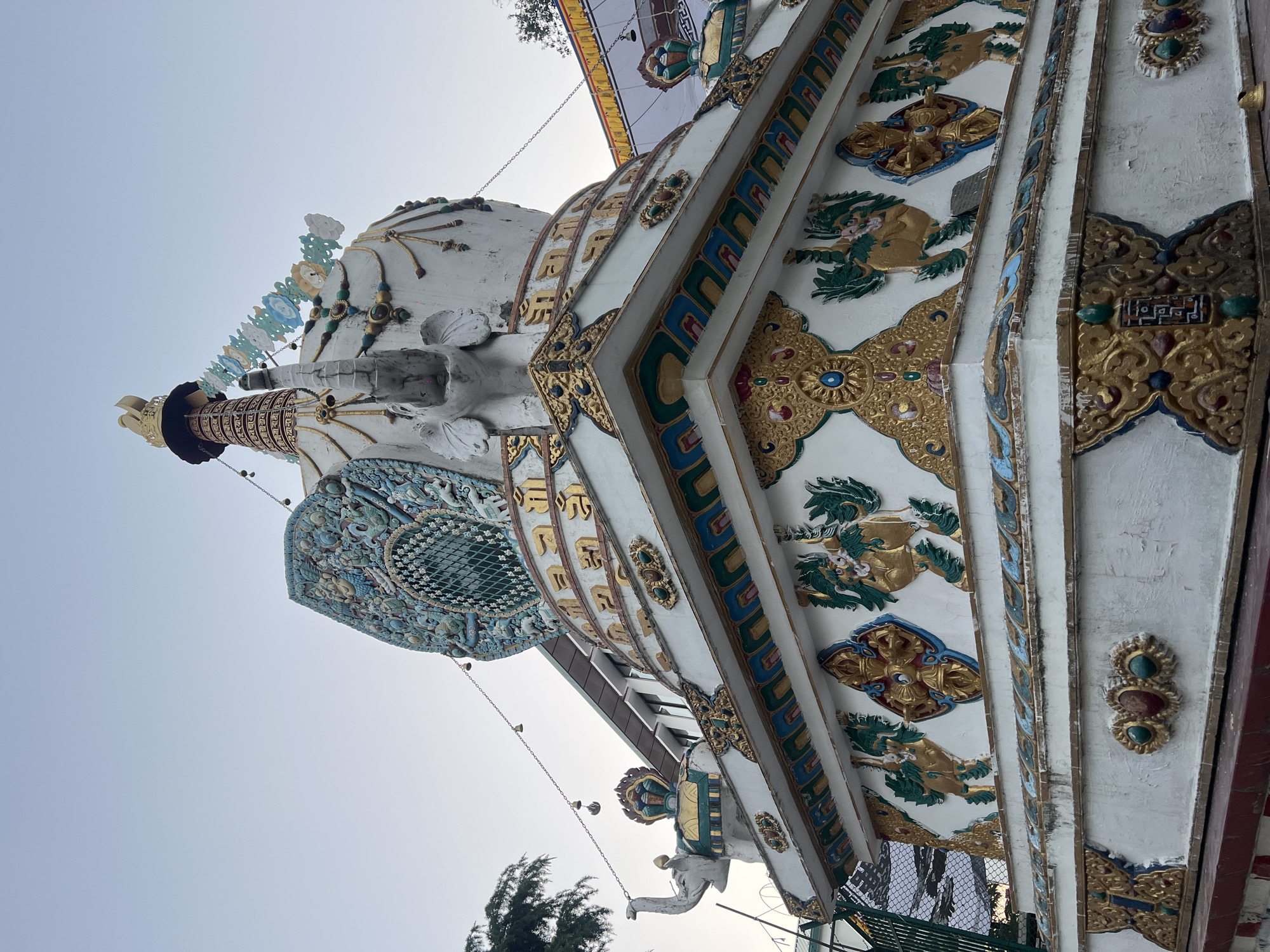 Daily life documented at Dharamshala Buddhist sites