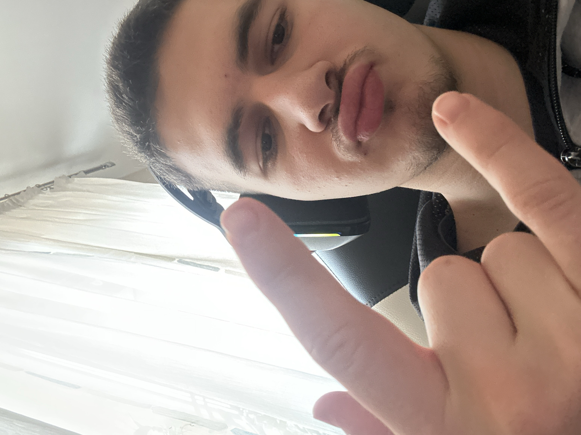 Young man documents trading session in Sofia apartment