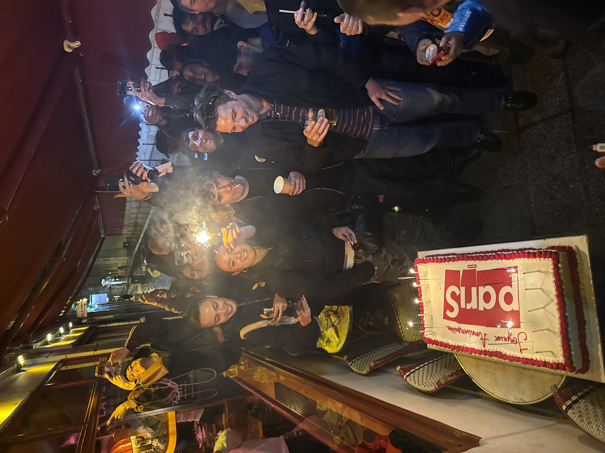 Birthday celebration draws 15 people outdoors in Paris