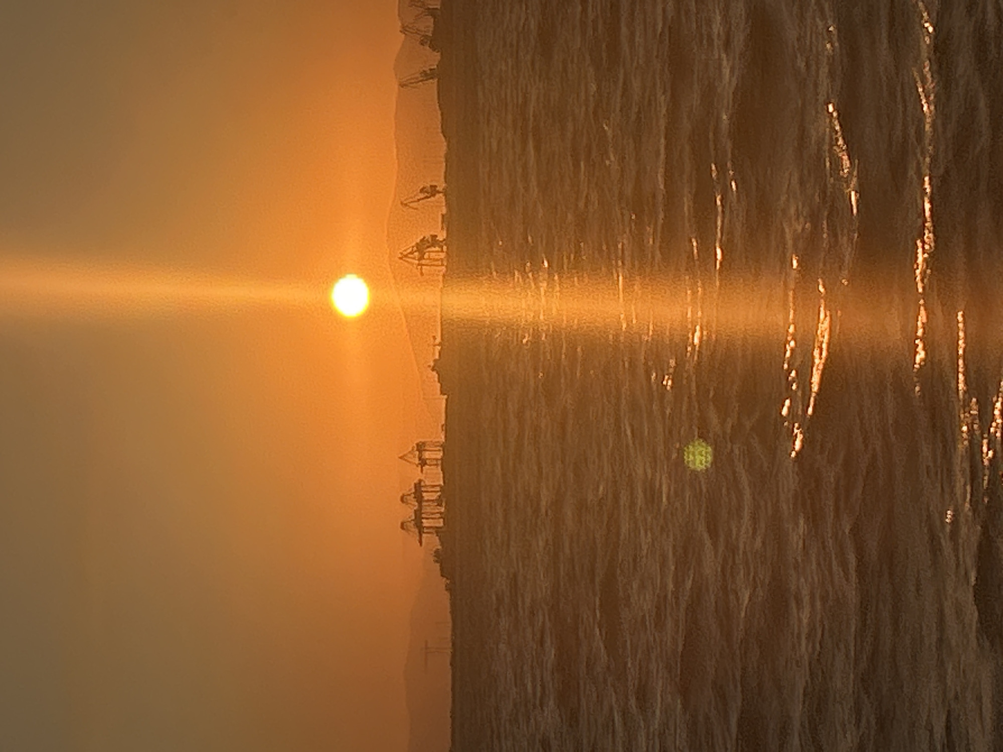 Golden sunset over the Thermaic Gulf, Thessaloniki