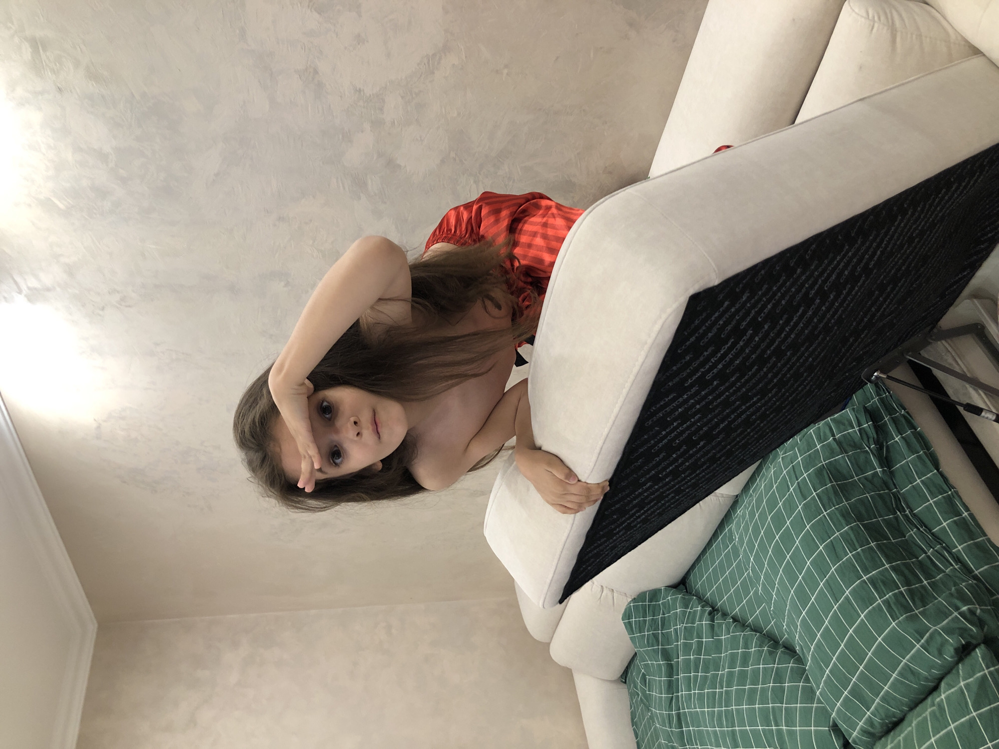 Evening domestic life captured in Saint Petersburg apartment