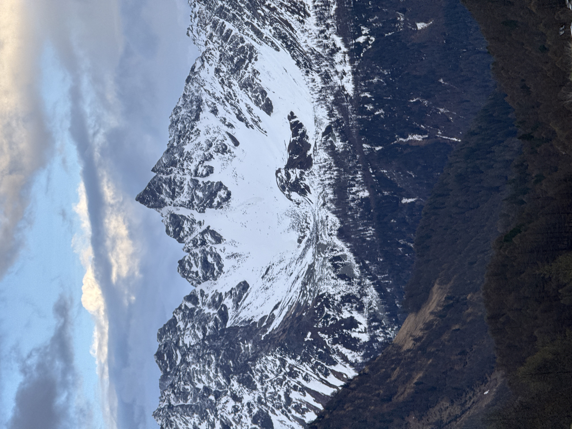 Alpine valley scenery documented in Poschiavo, Switzerland