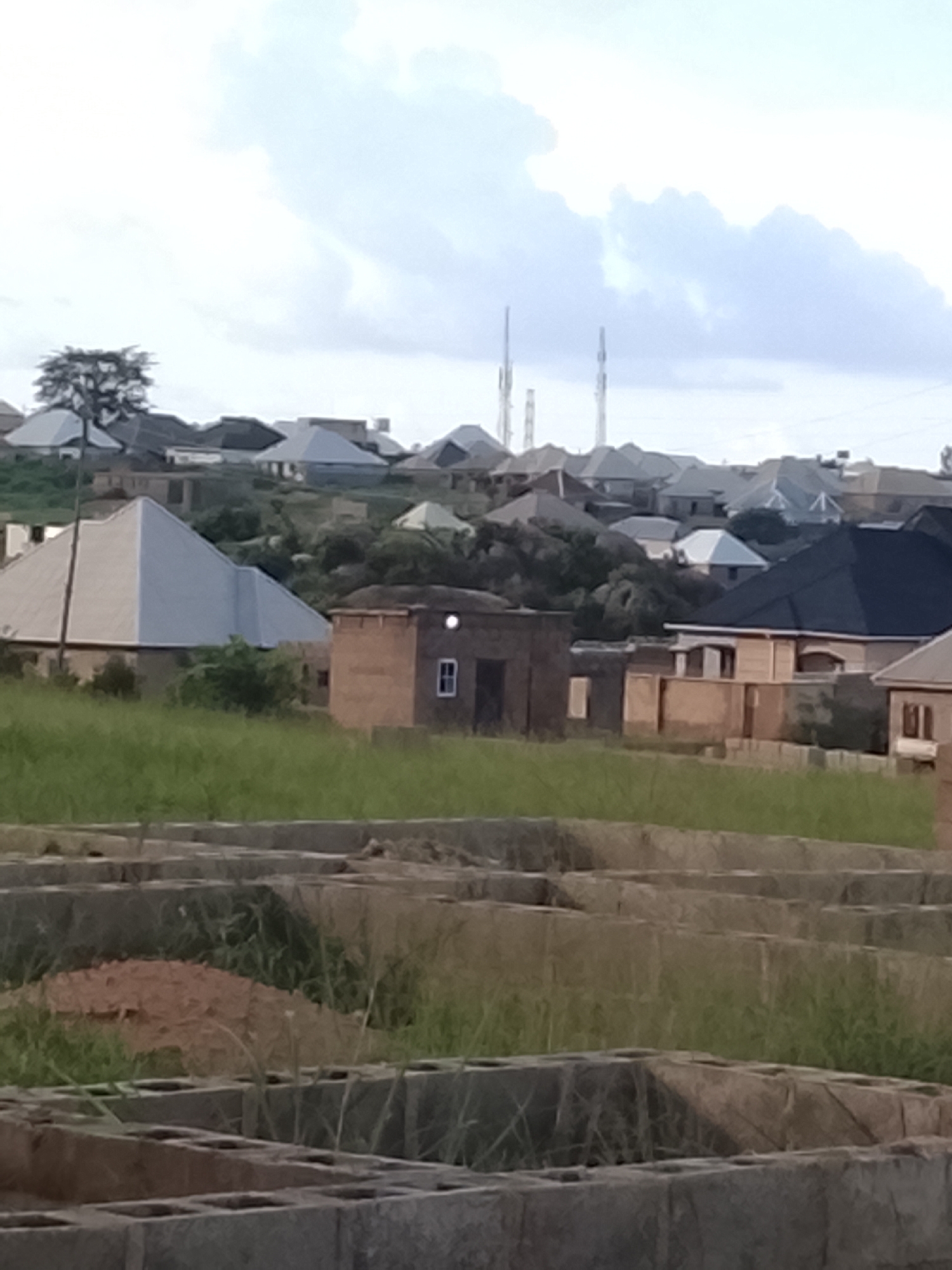 Construction and quarry work underway in Barakin Acha, Nigeria