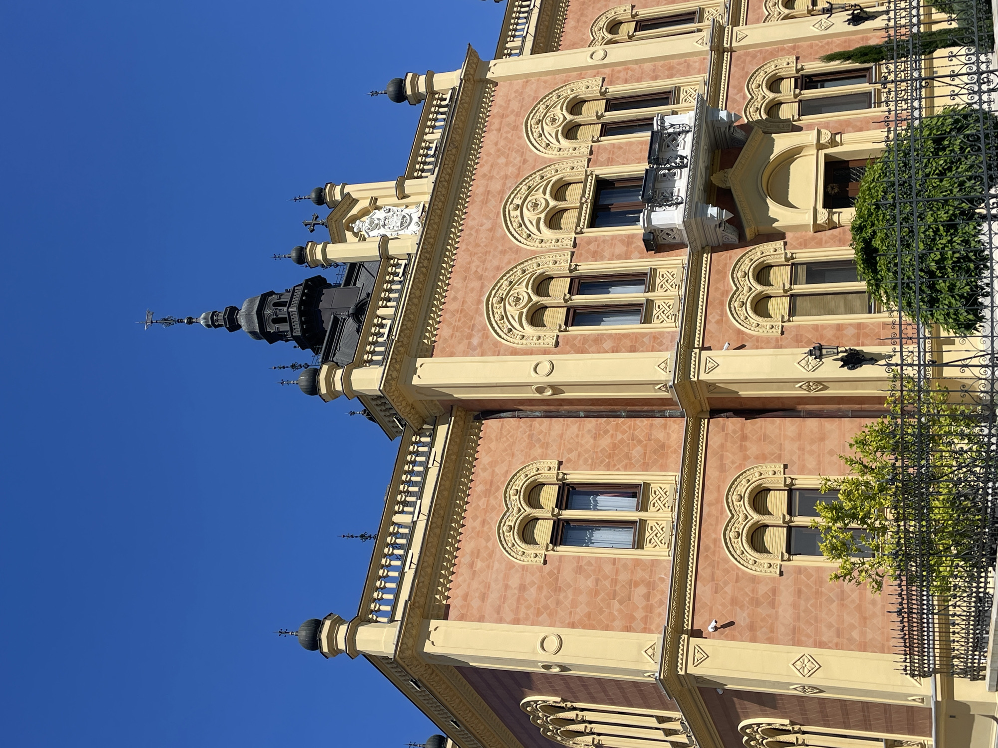 Tourist captures historic Novi Sad landmarks and street art
