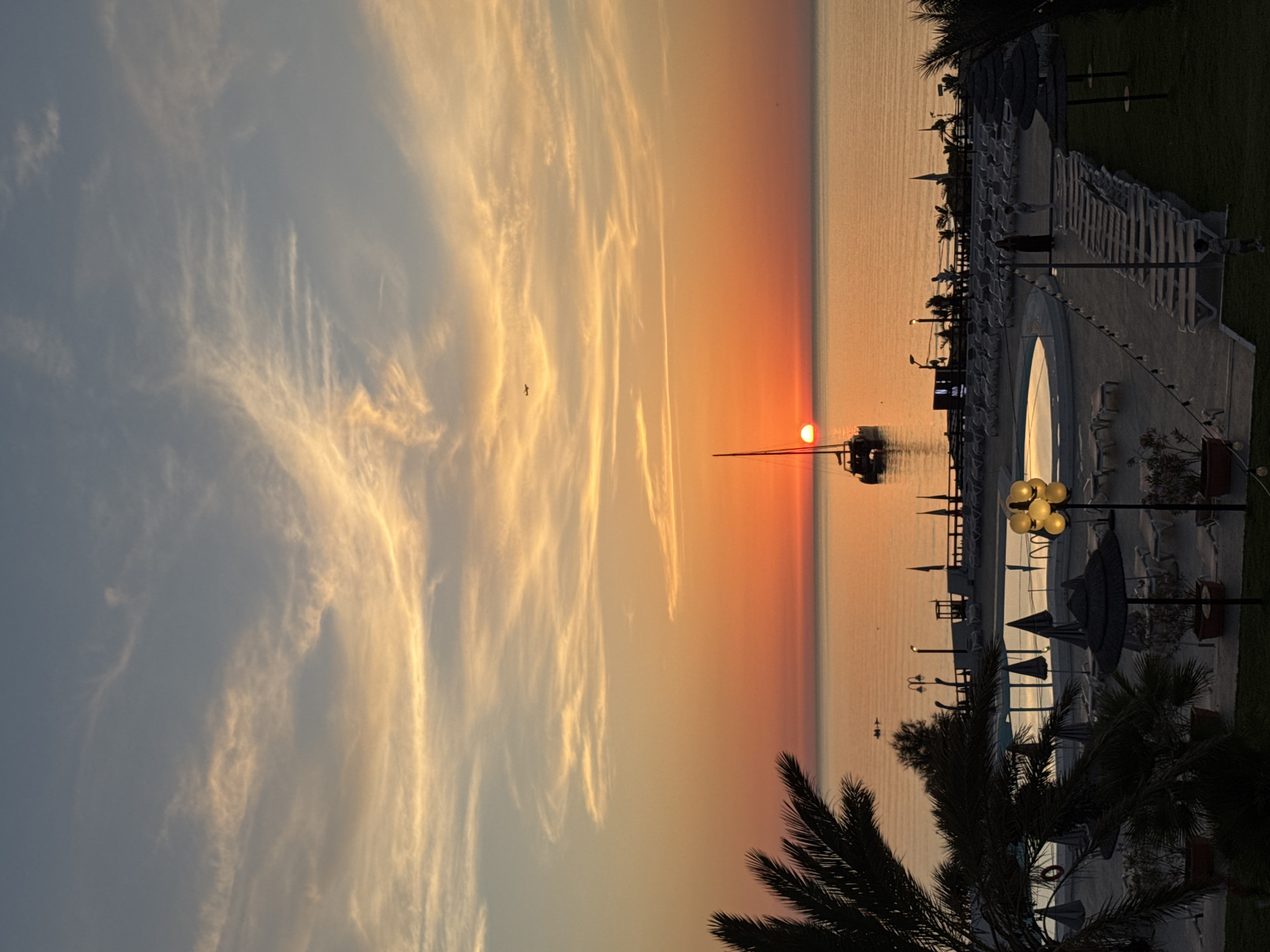 Golden hour at a Sicilian seaside resort
