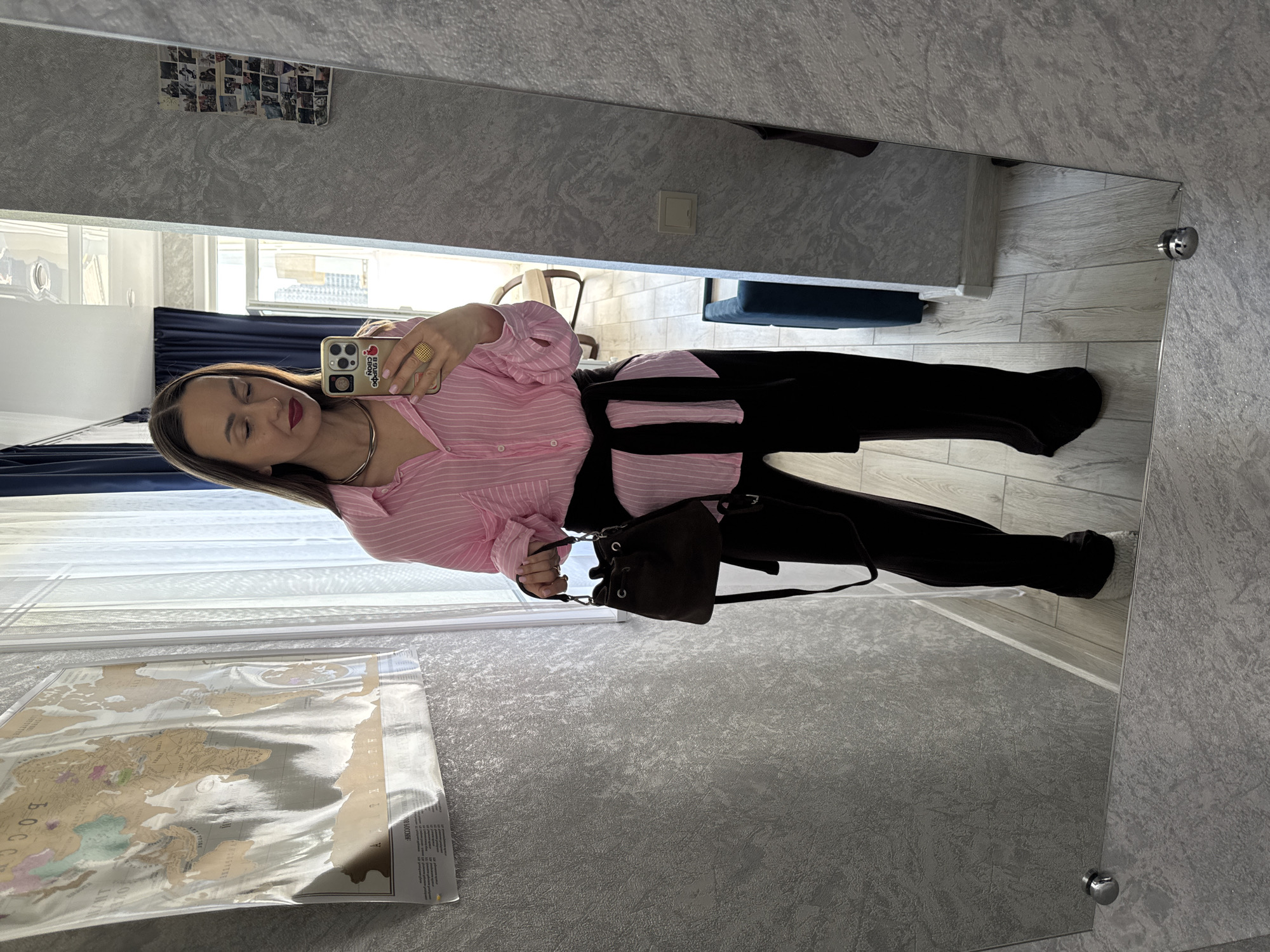 Woman documents morning routine in Sochi apartment