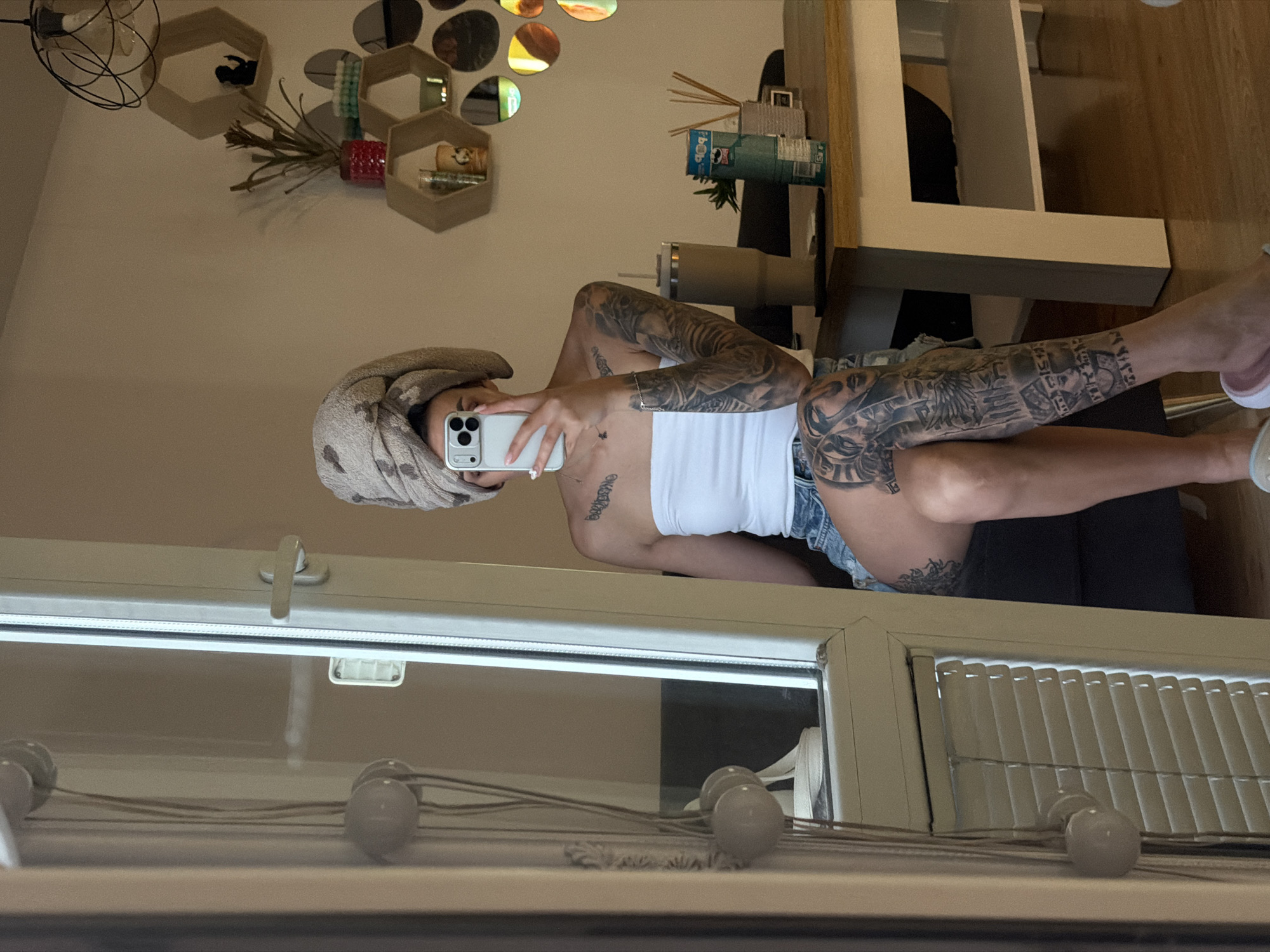 Casual selfie session captured in Plovdiv residence with snacks