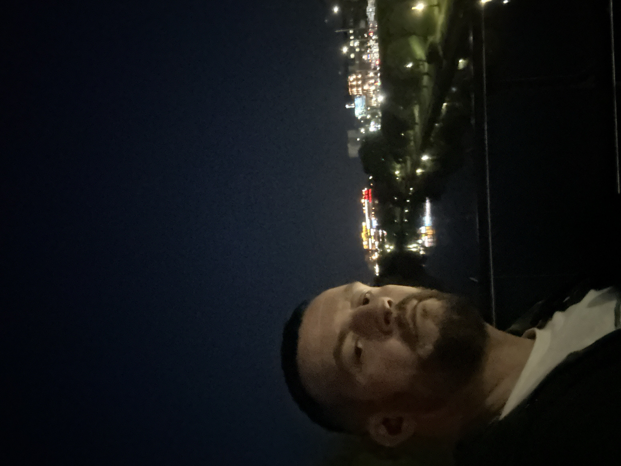 Night moves along the Svislach River in Minsk