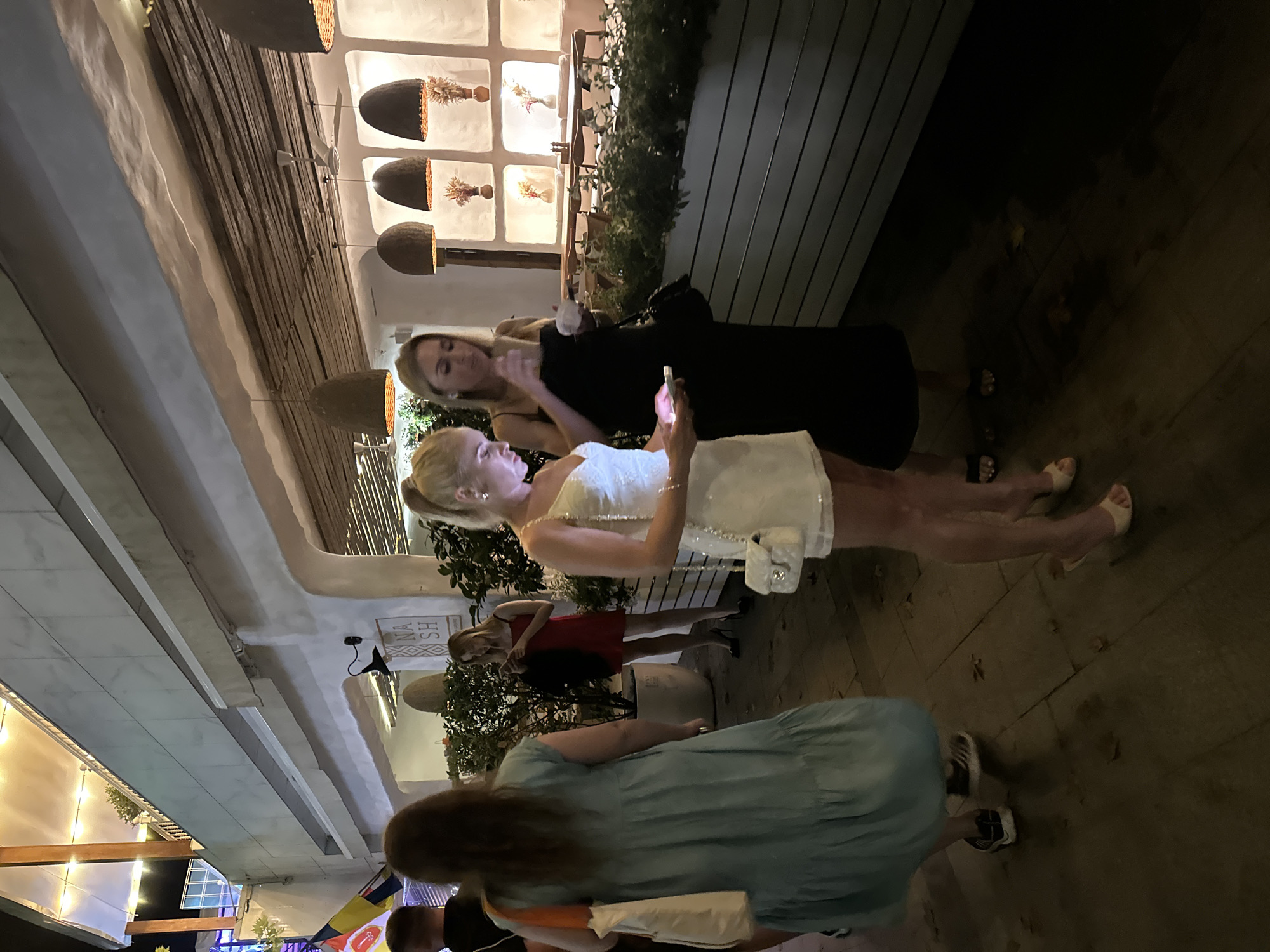 Odesa's pedestrian strip buzzing on a summer night