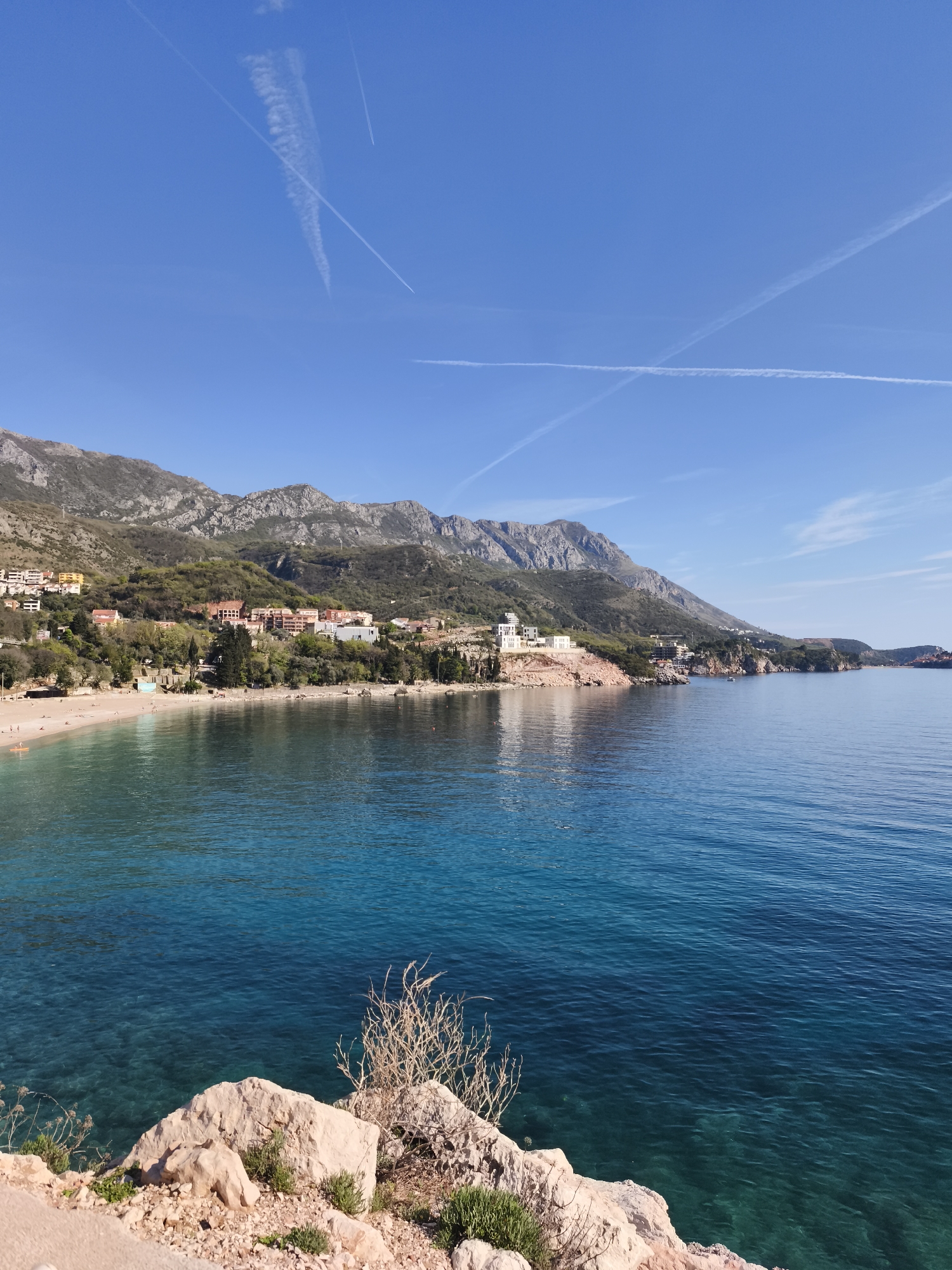 Geological formations documented at Rafailovići beach, Montenegro