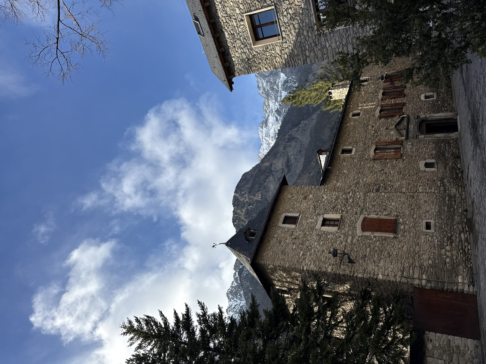 Traditional stone architecture documented in Spanish Pyrenees town