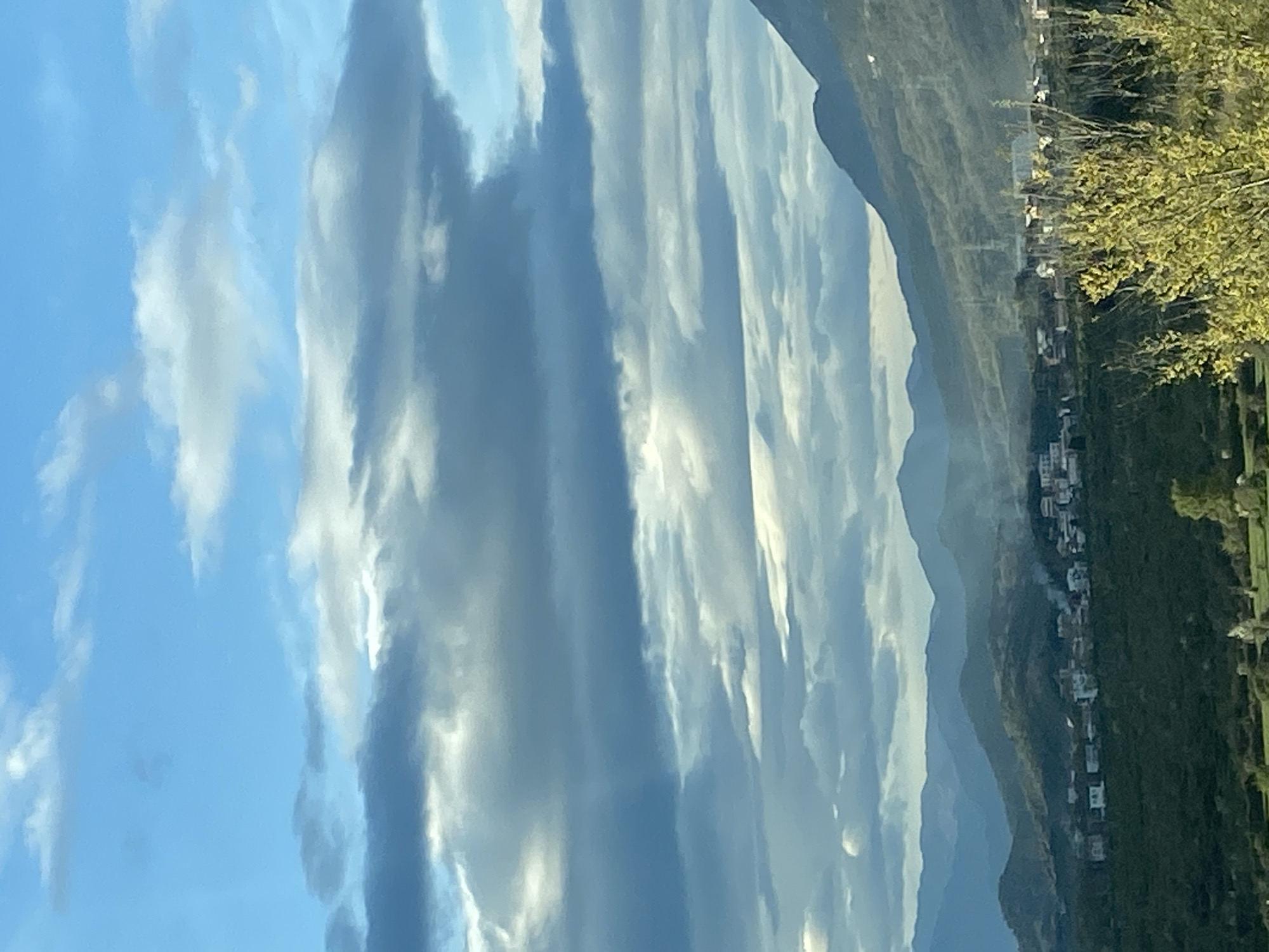 Traveler documents mountain views near Prijevor, Montenegro