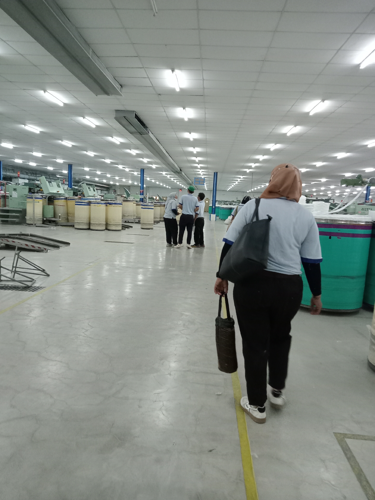 Industrial facility interior documented in Sukomoro, Indonesia