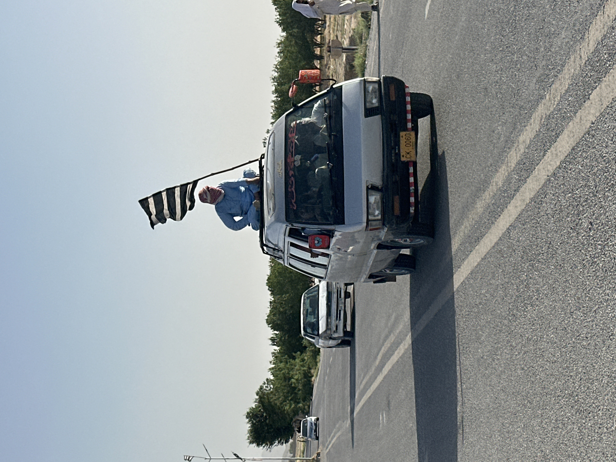 Van observed on road in Pishin, Pakistan