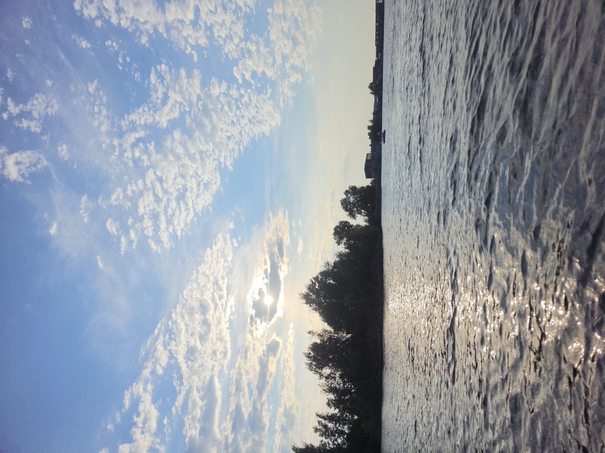 Summer day paddleboarding and beaching on the Kama River