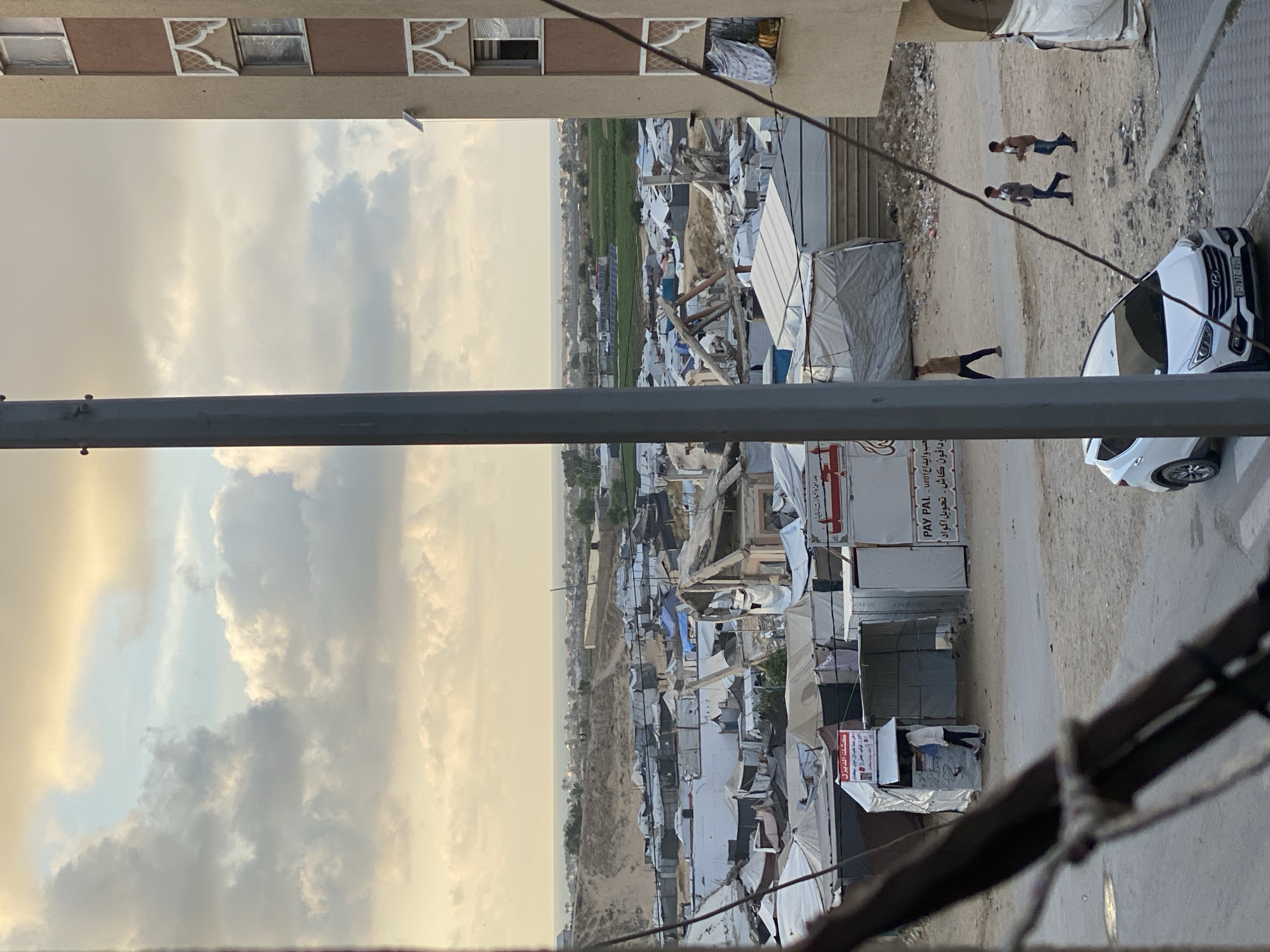Daily life documented amid damaged buildings, tent settlements in Khan Yunis