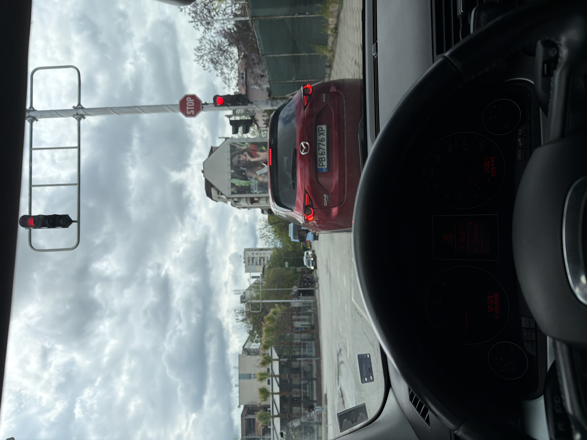Morning traffic stop and store visit documented in Plovdiv