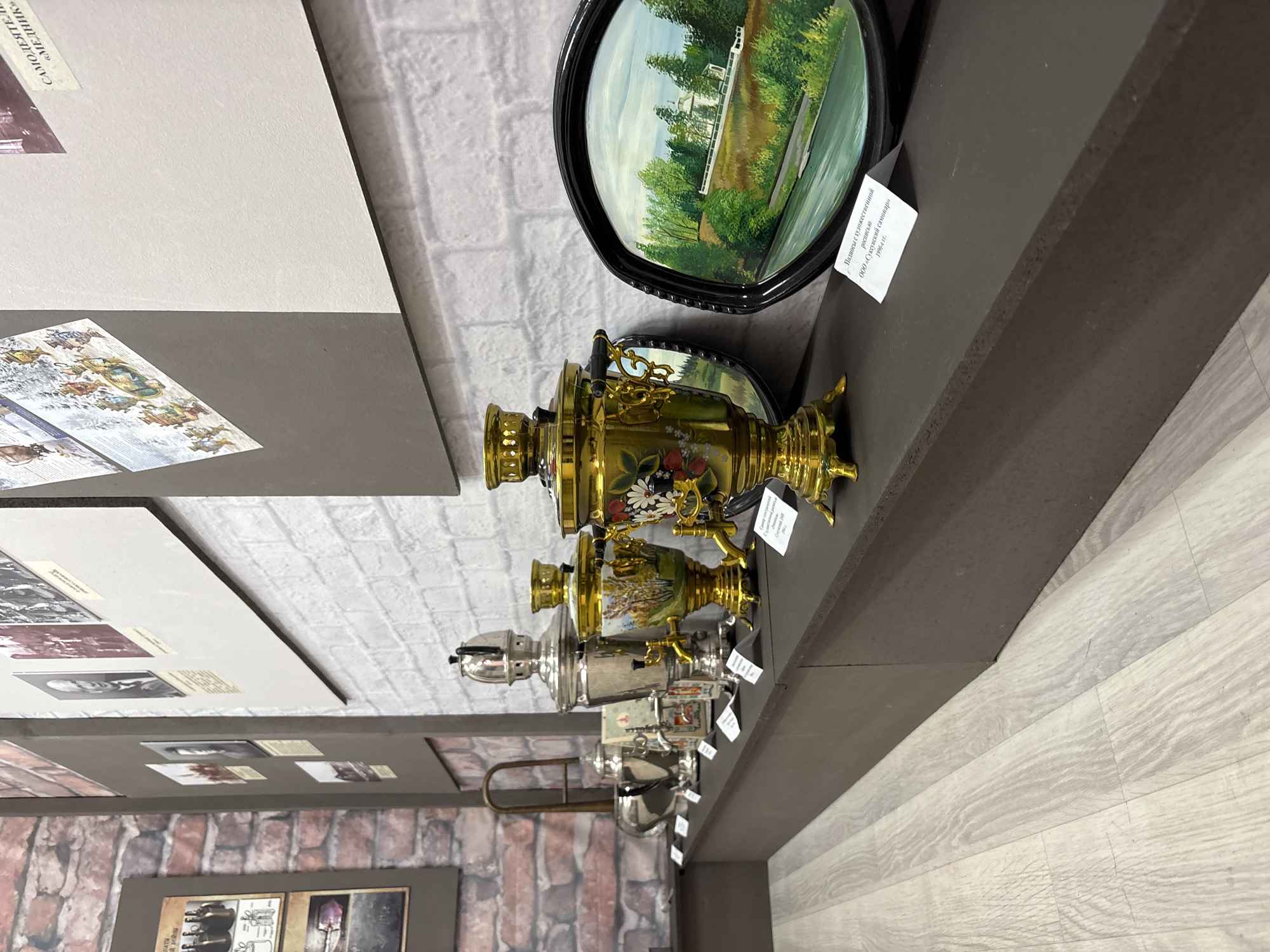 Inside Suksun's local history museum, samovars to Soviet posters