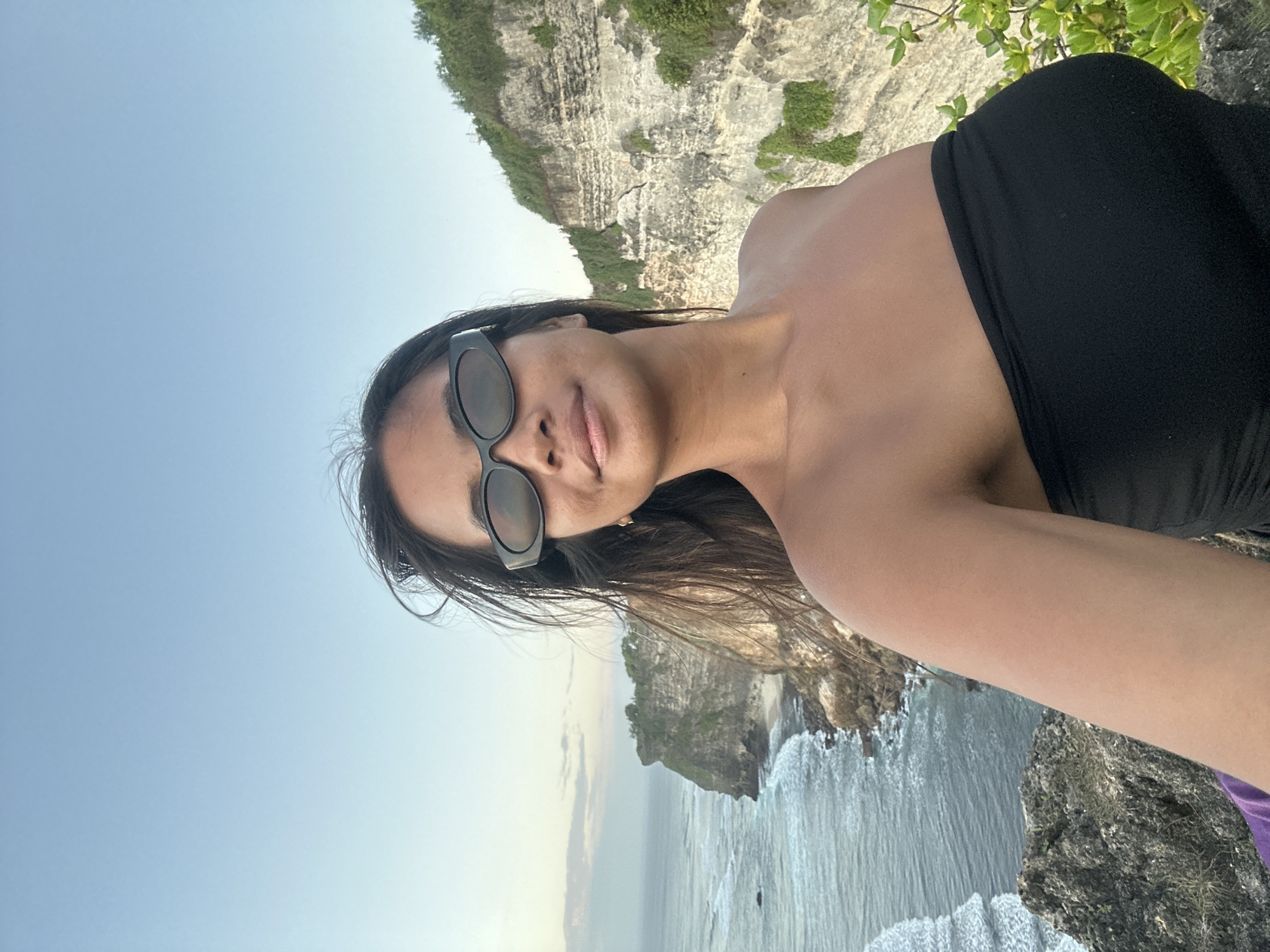 Clifftop ocean views at a scenic Kuta Selatan lookout