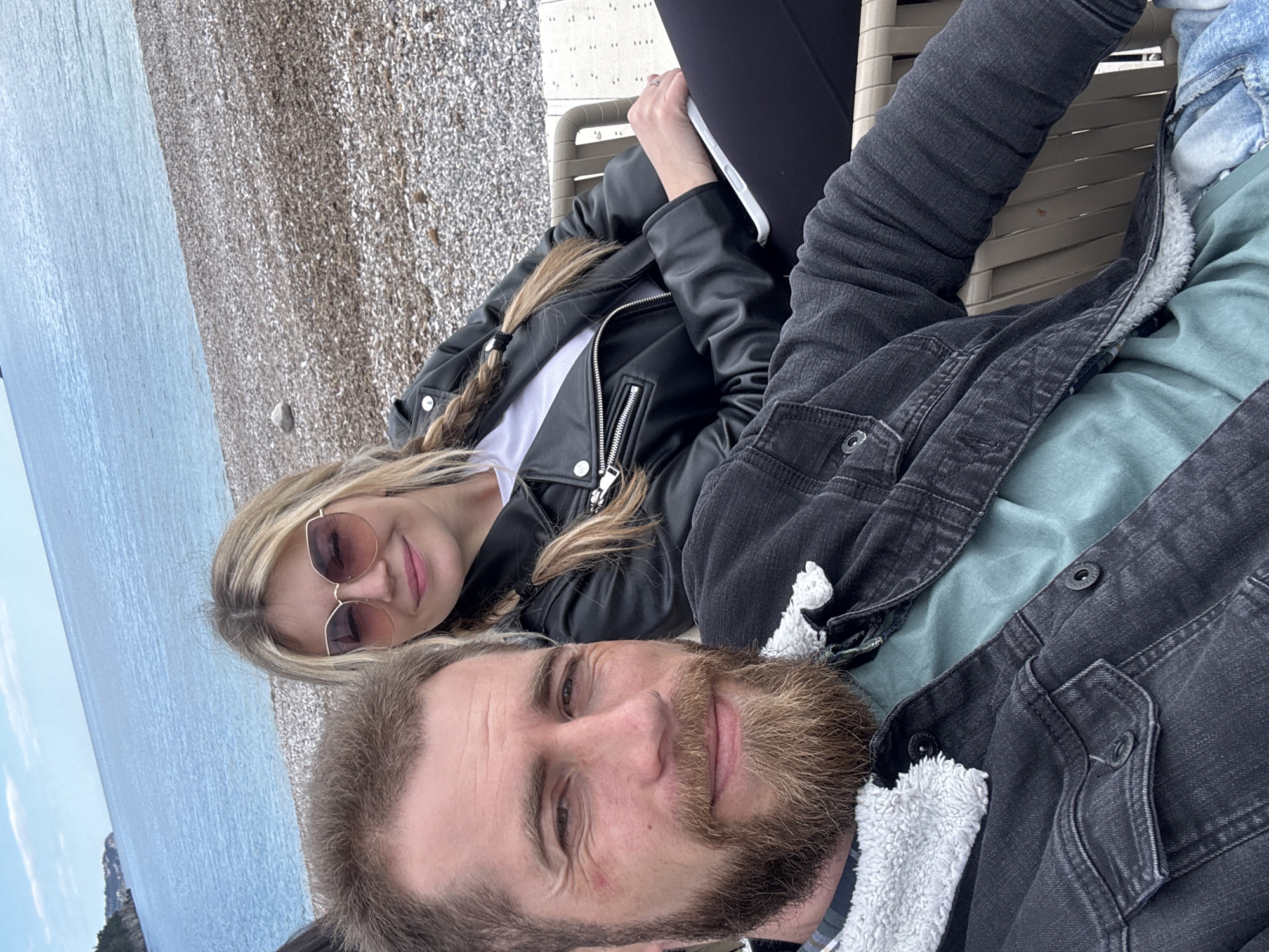 Couple enjoys leisurely Sunday afternoon in coastal Budva