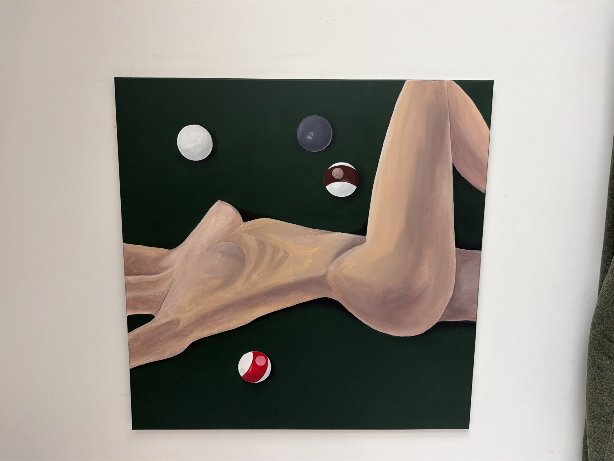 Warsaw art studio showcases paintings and motorcycle drawings