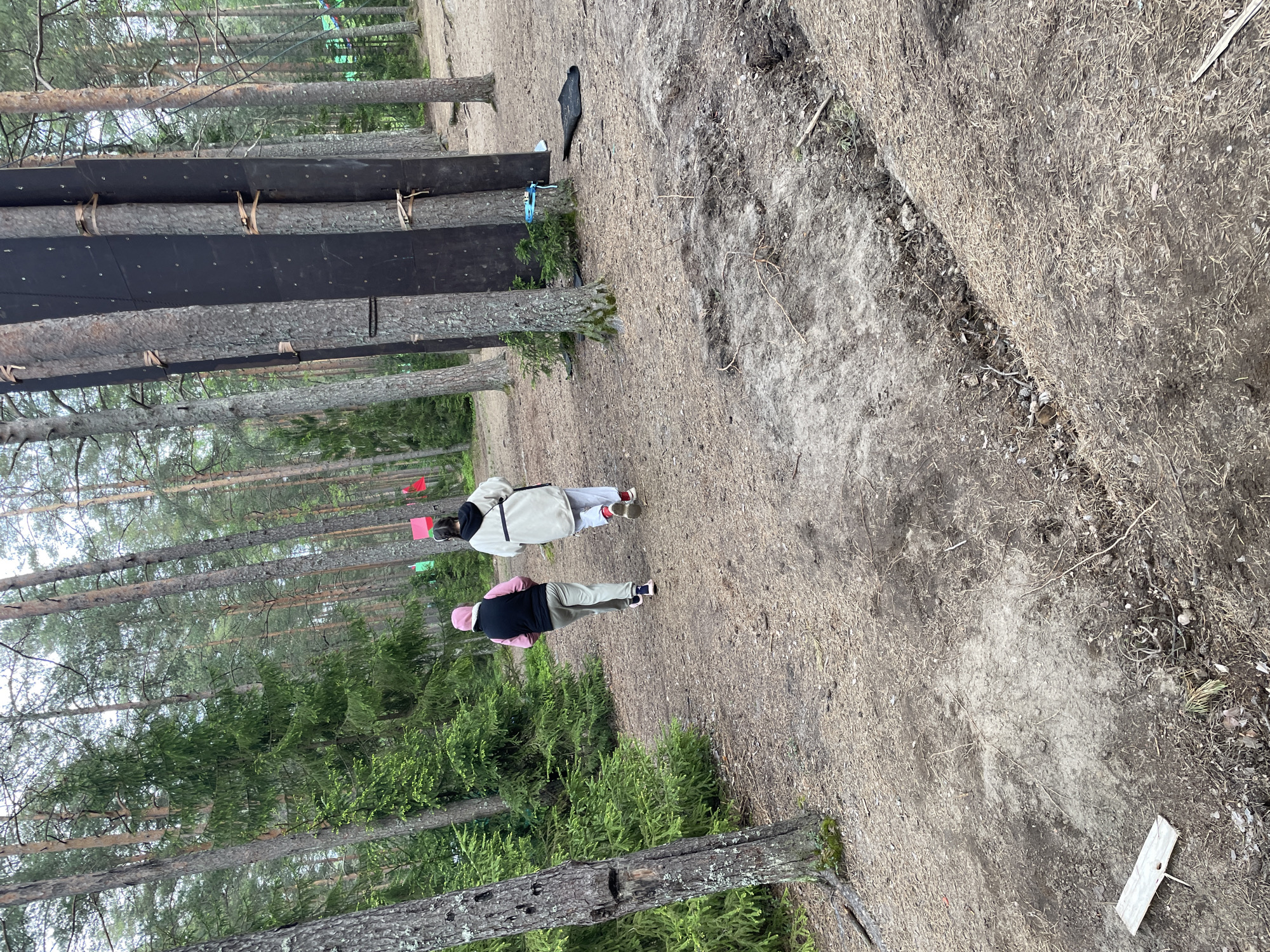 Spring camping trip documented in Russian forest near Arfa