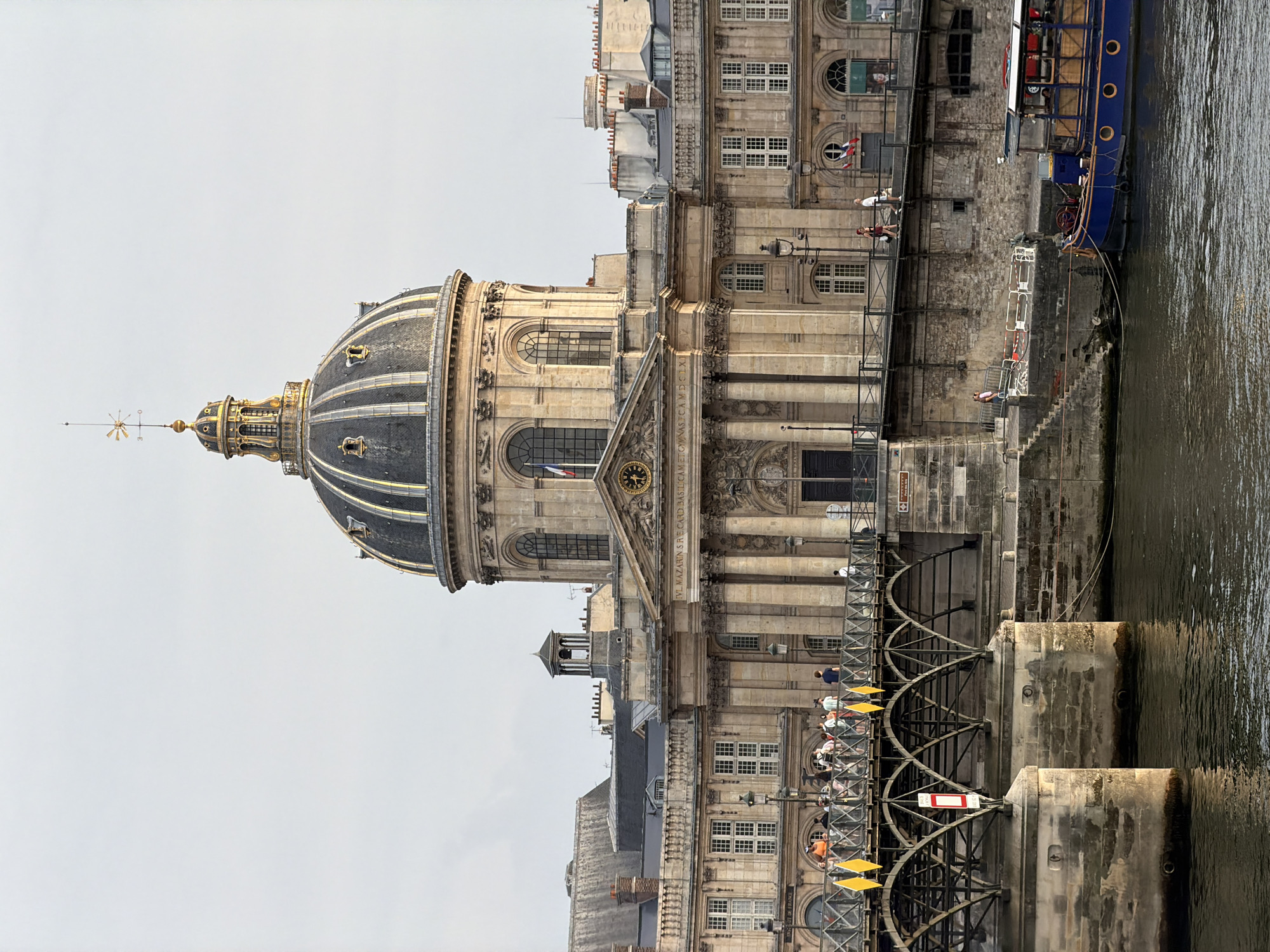Institut de France and Pont des Arts on Bastille Day