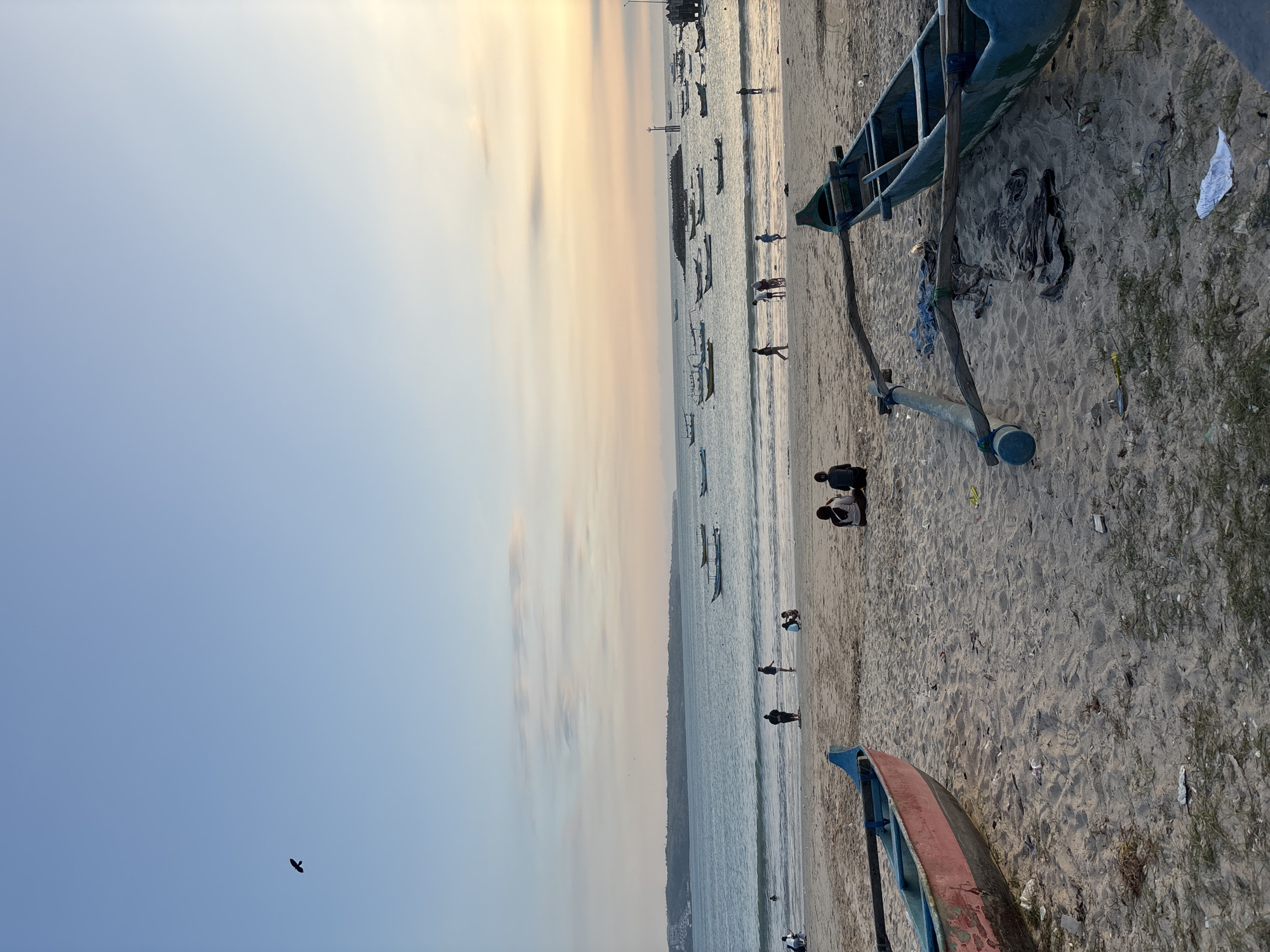 Kuta Beach and streets on a quiet Bali morning