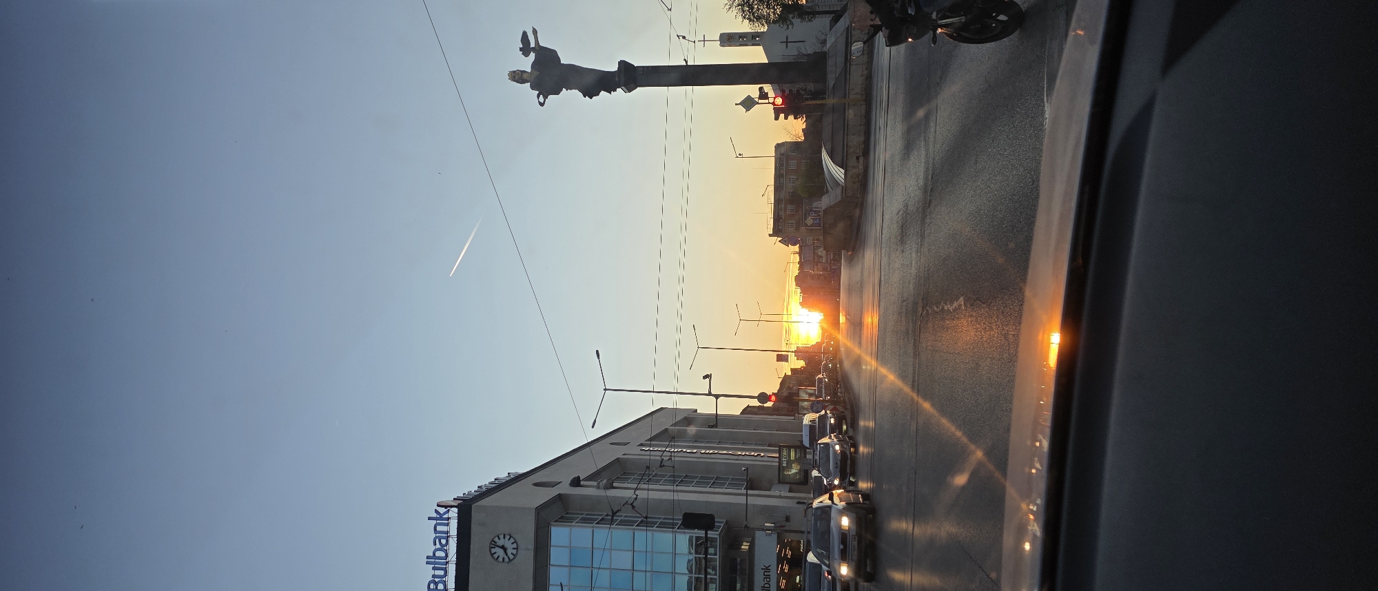 Evening scenes captured across central Sofia landmarks and streets