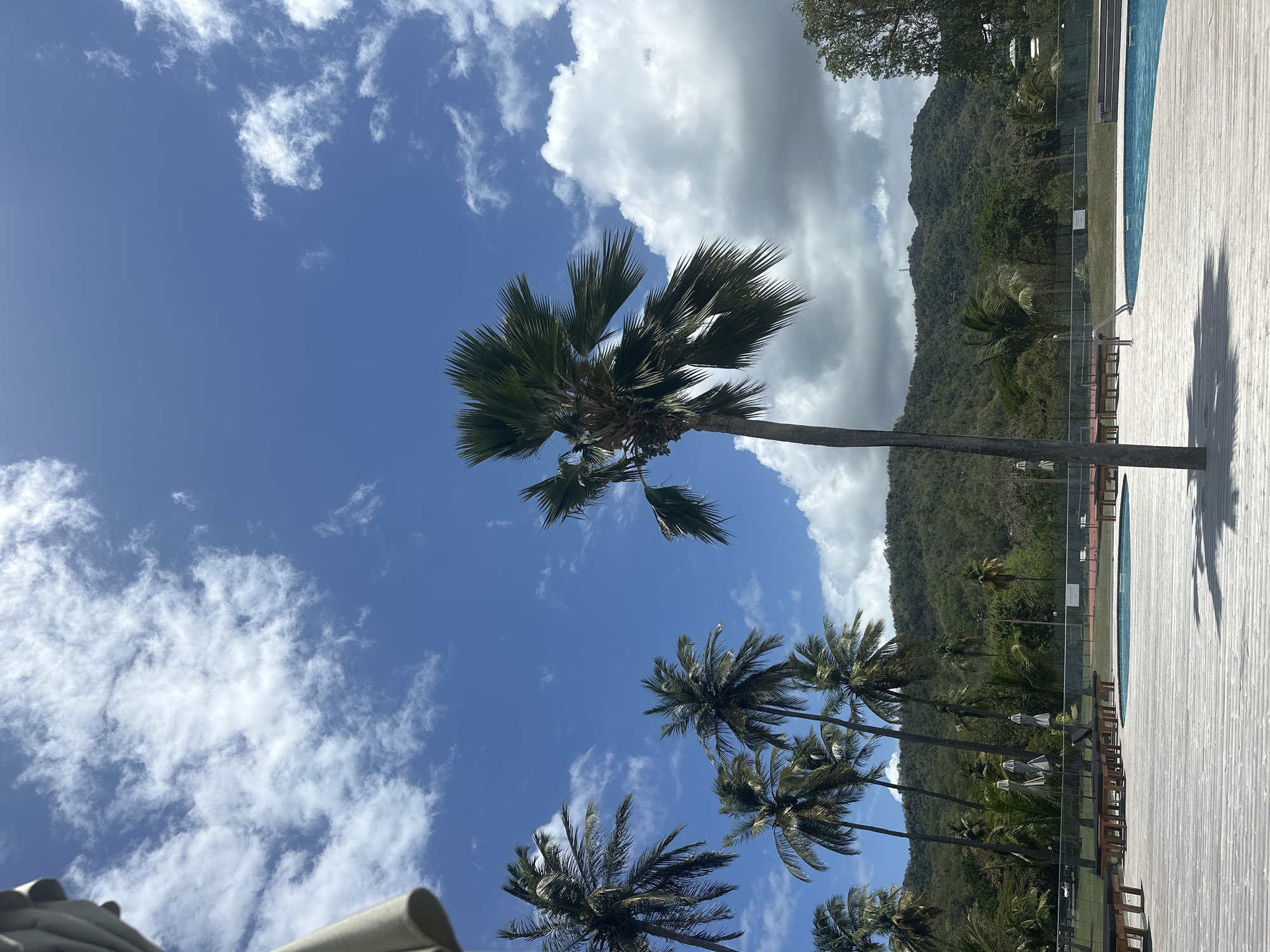 Sunny afternoon captured at Deshaies resort in Guadeloupe
