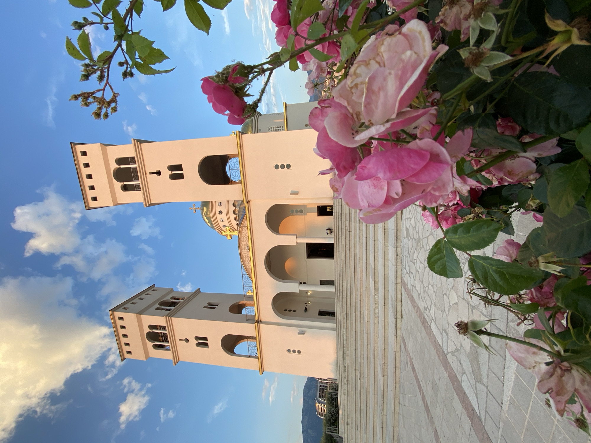 Evening scenes captured at Bar cathedral and residential area