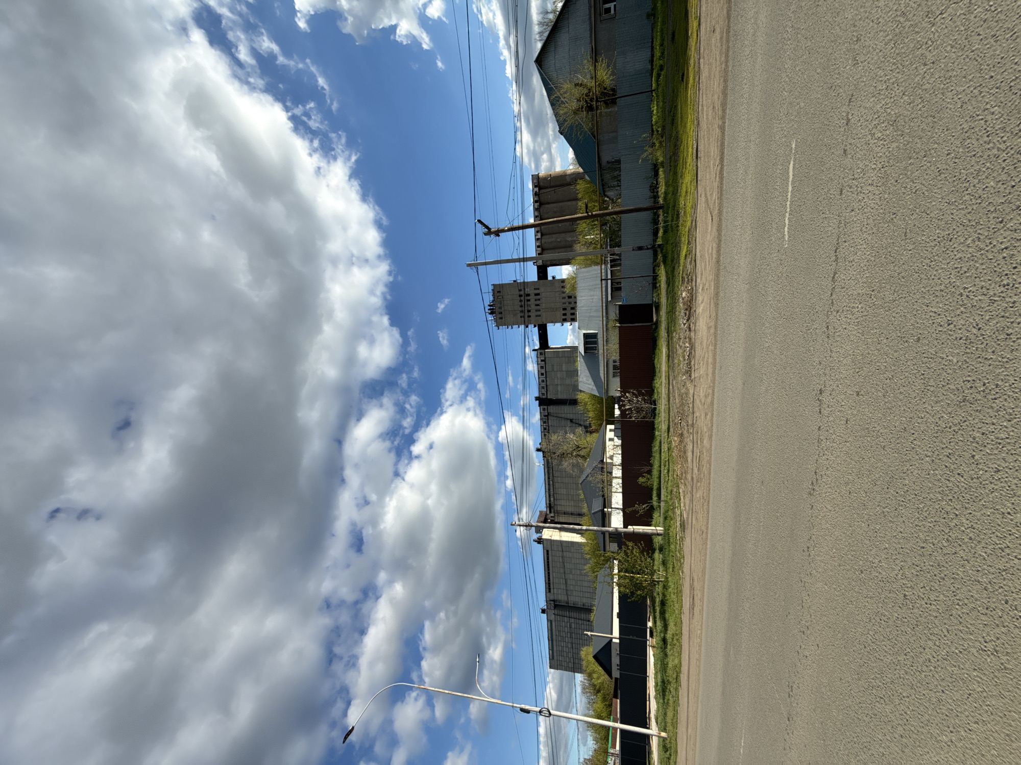 Street scene documented in Aksay, Kazakhstan