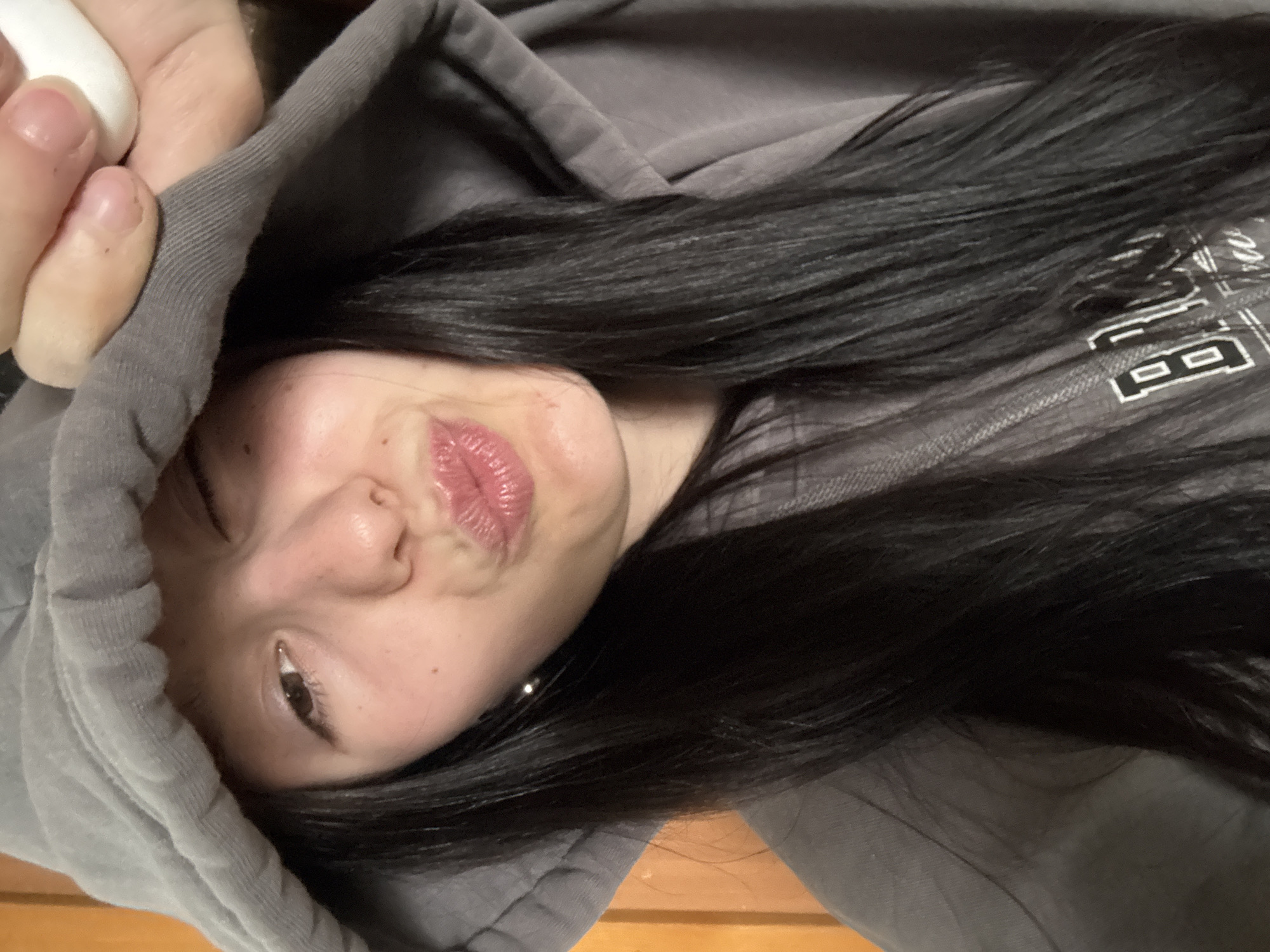Portrait of hooded figure captured in Foki, Russia
