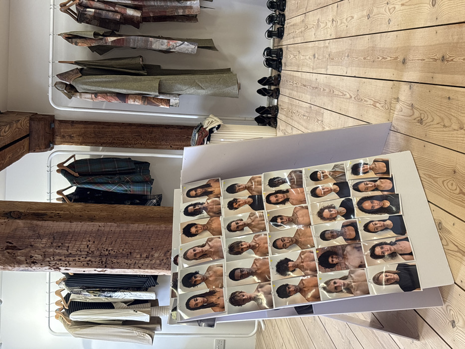 Fashion industry hybrid meeting held in East London showroom