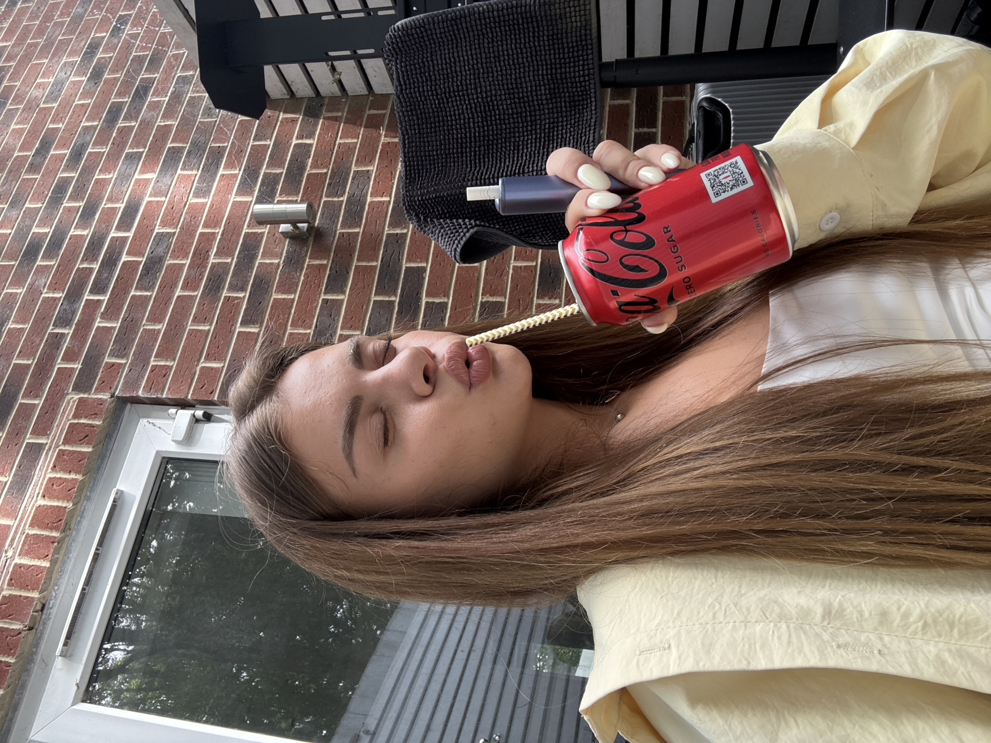 Mirror selfies and outdoor photos in Throop residential setting