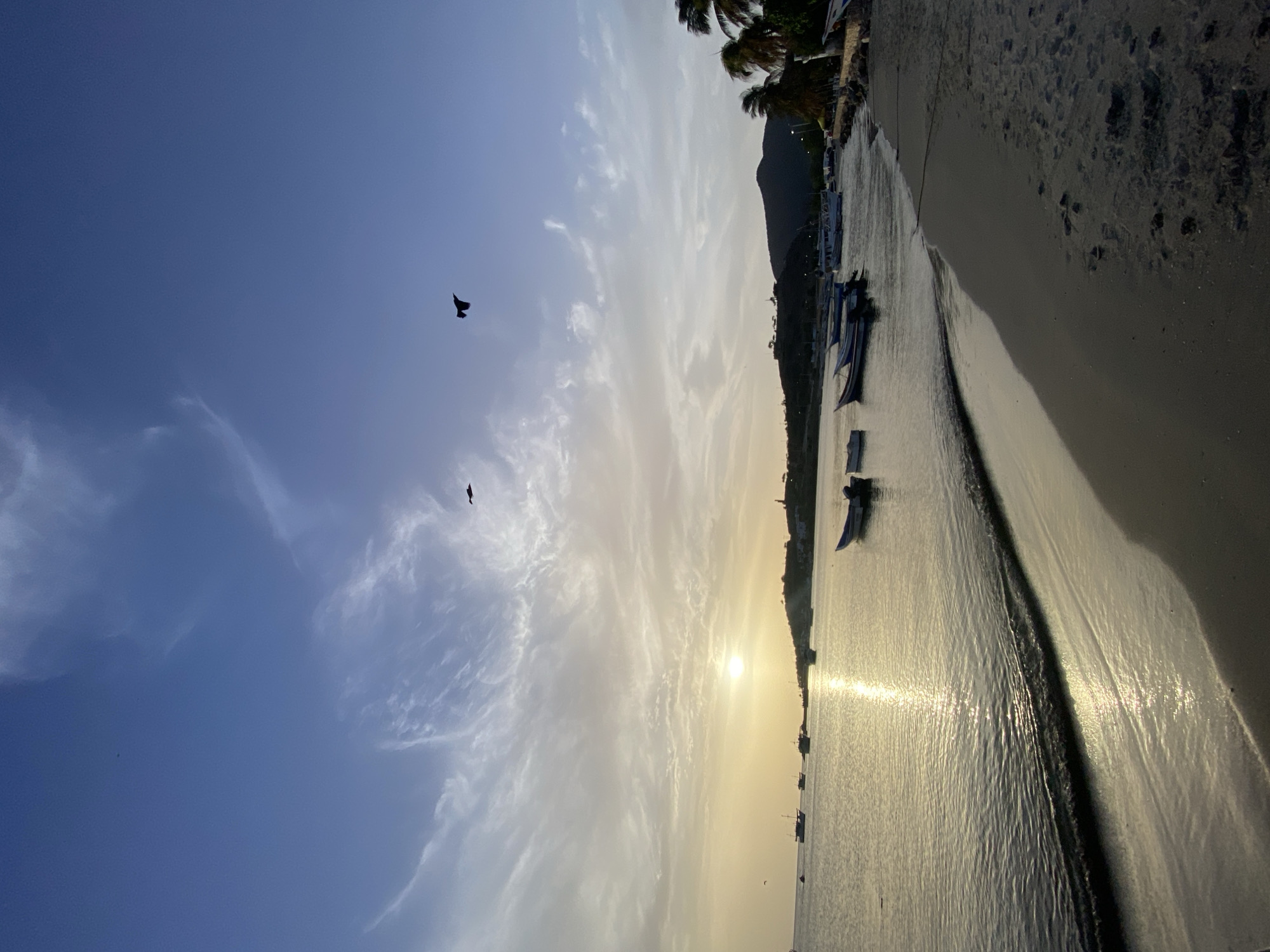 Golden hour at the Juan Griego waterfront, Venezuela