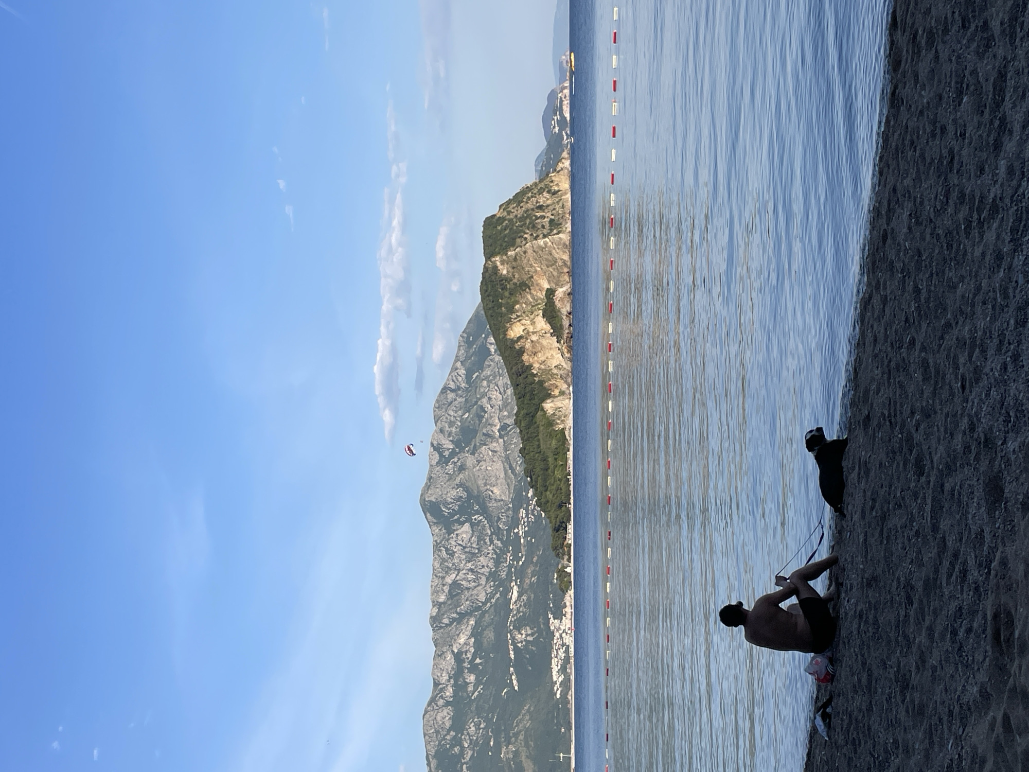 Tourist captures everyday moments along Montenegro's Budva coastline