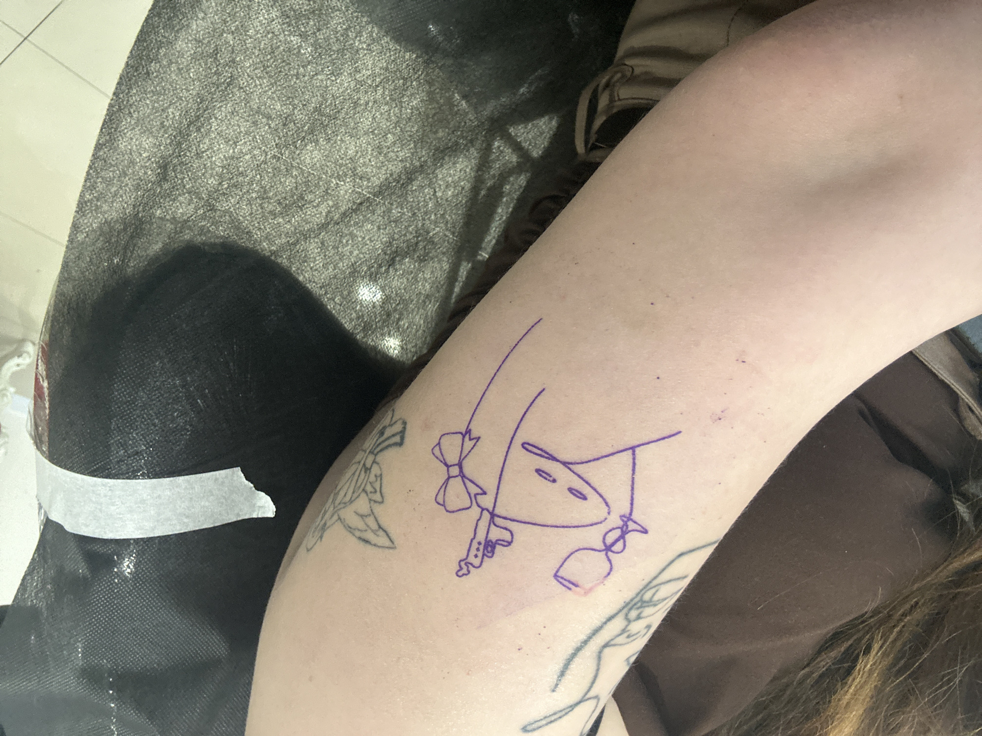 New Purple Cow Tattoo Spotted in Dobrich, Bulgaria